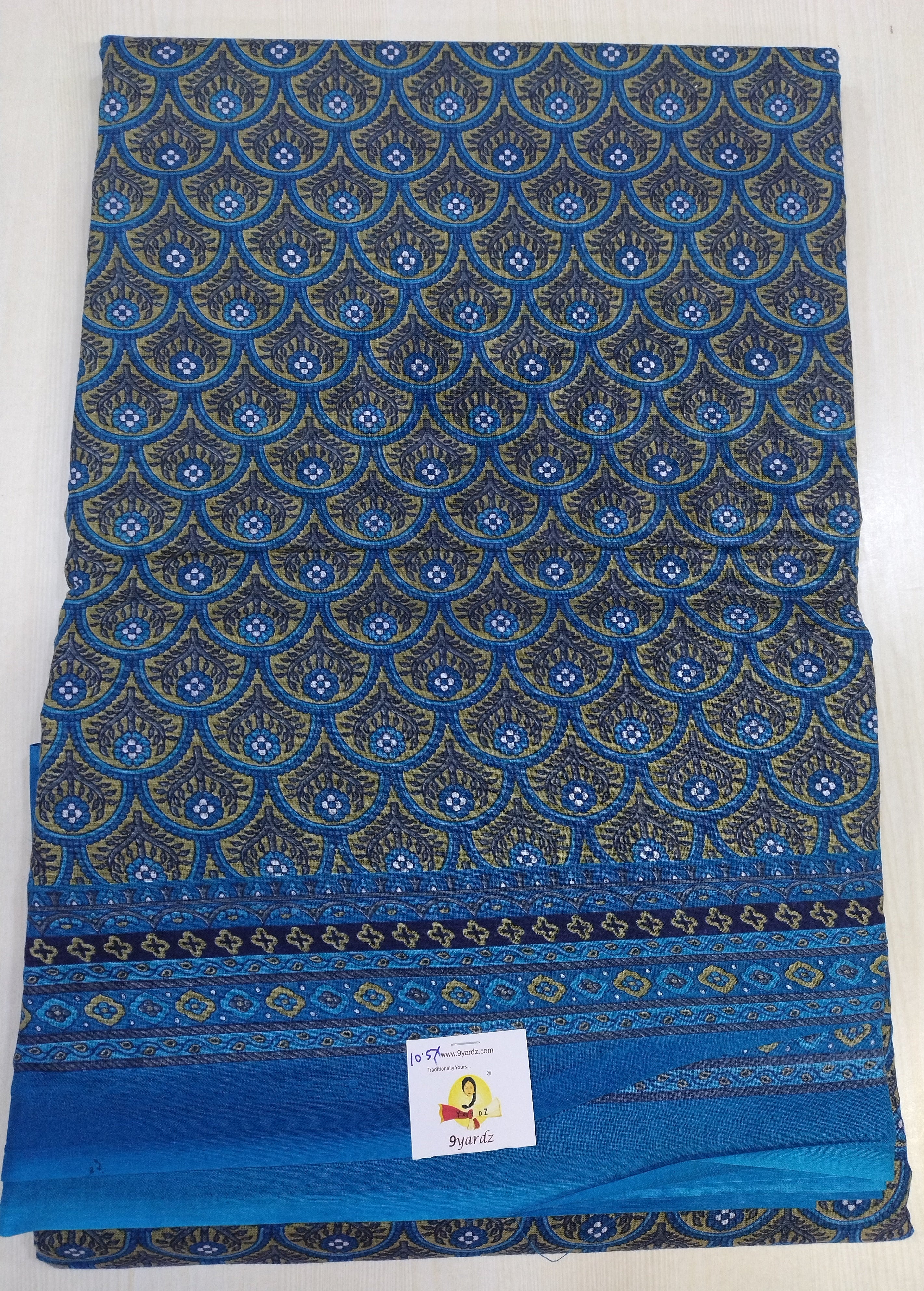 Erode cotton 10.5 yards Madisar