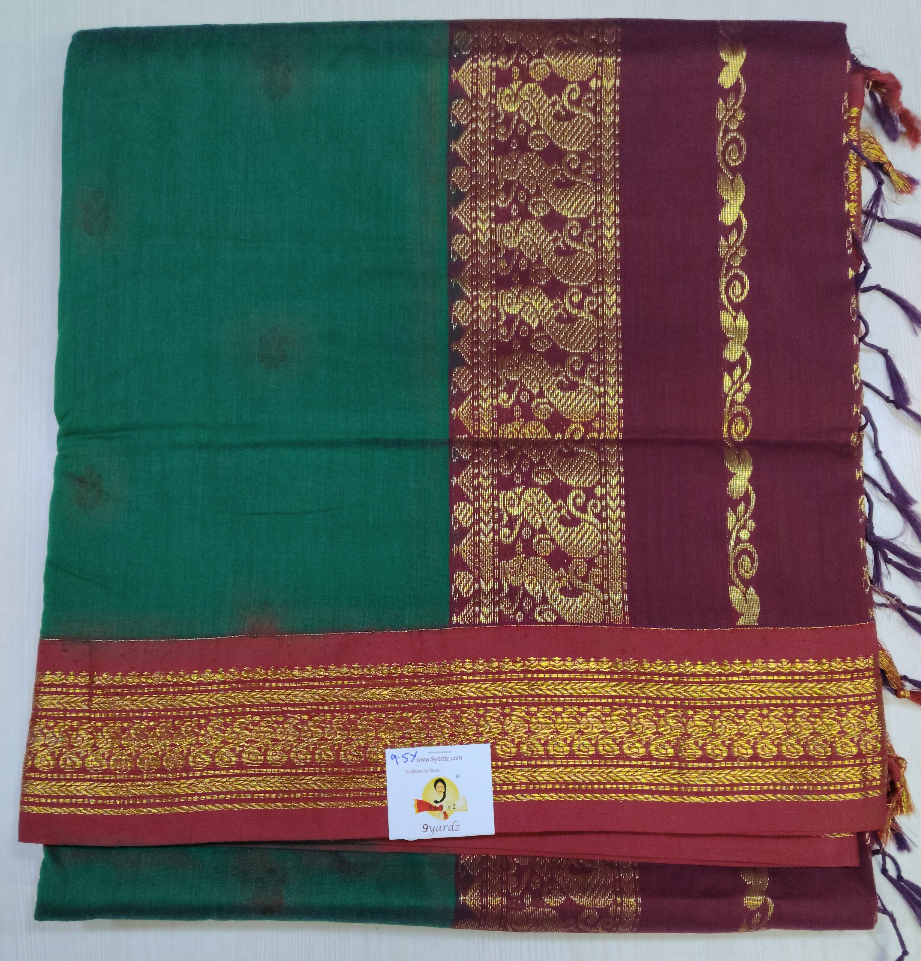 Kalyani Cotton  9.5 yardz