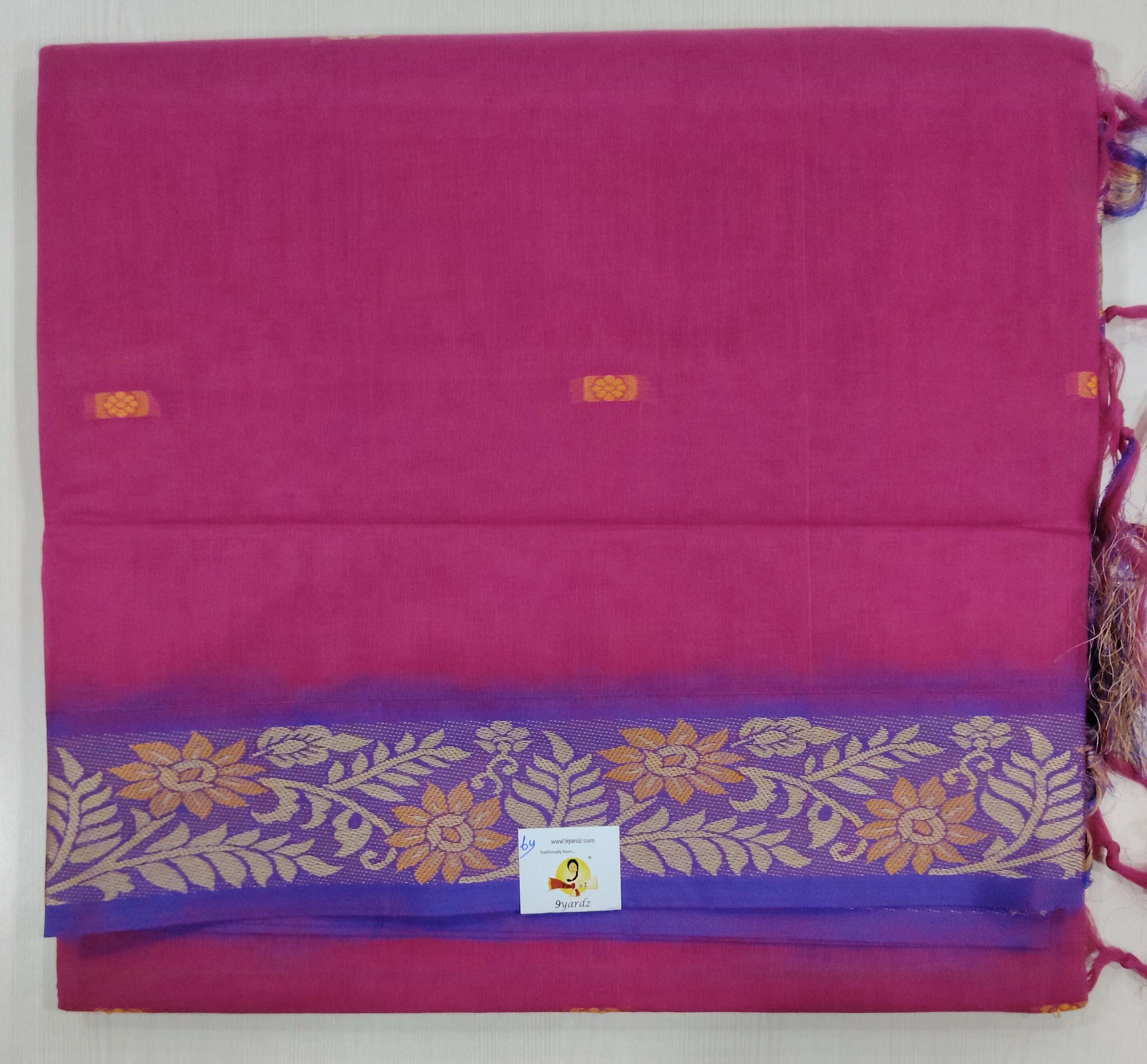 Kora Cotton  saree 6yardz