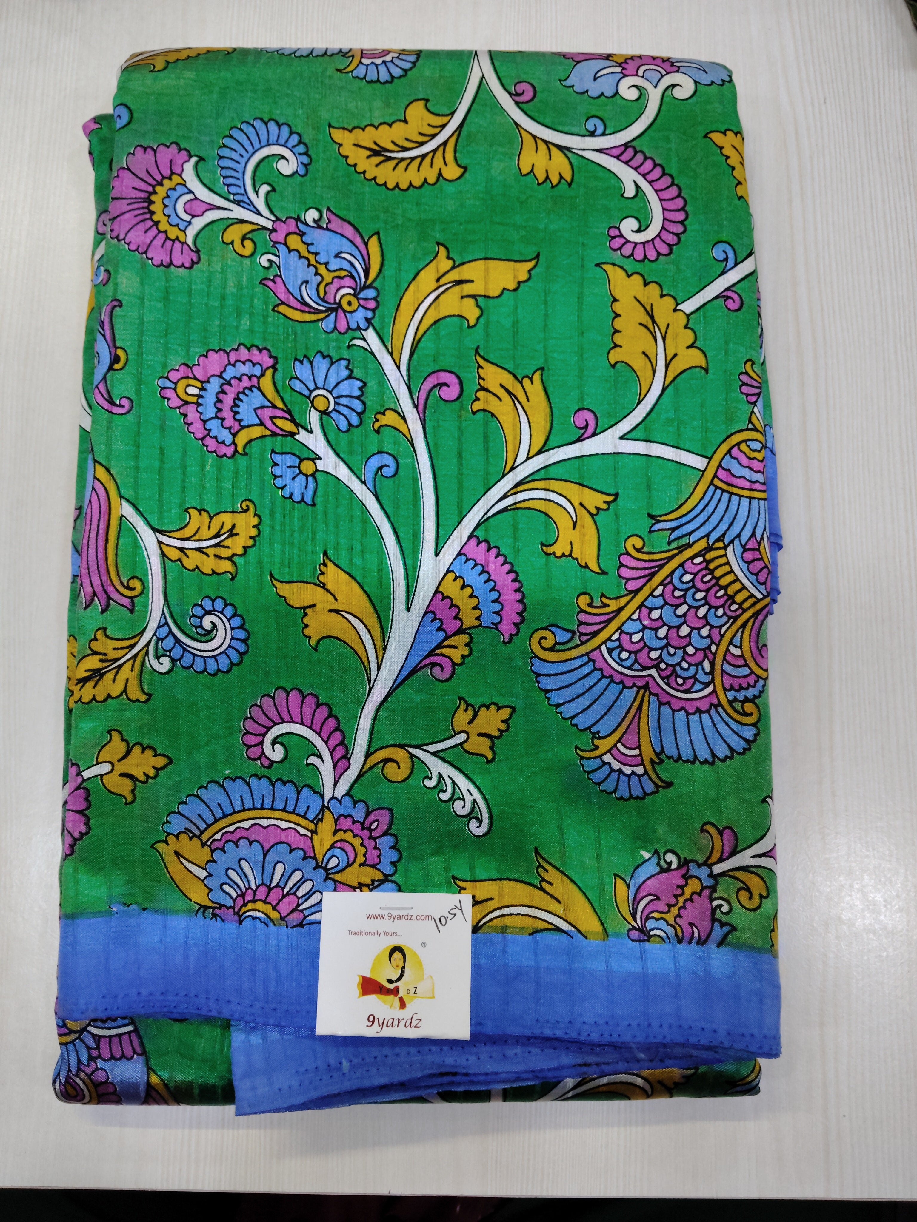 Printed Silk 9.5 yards