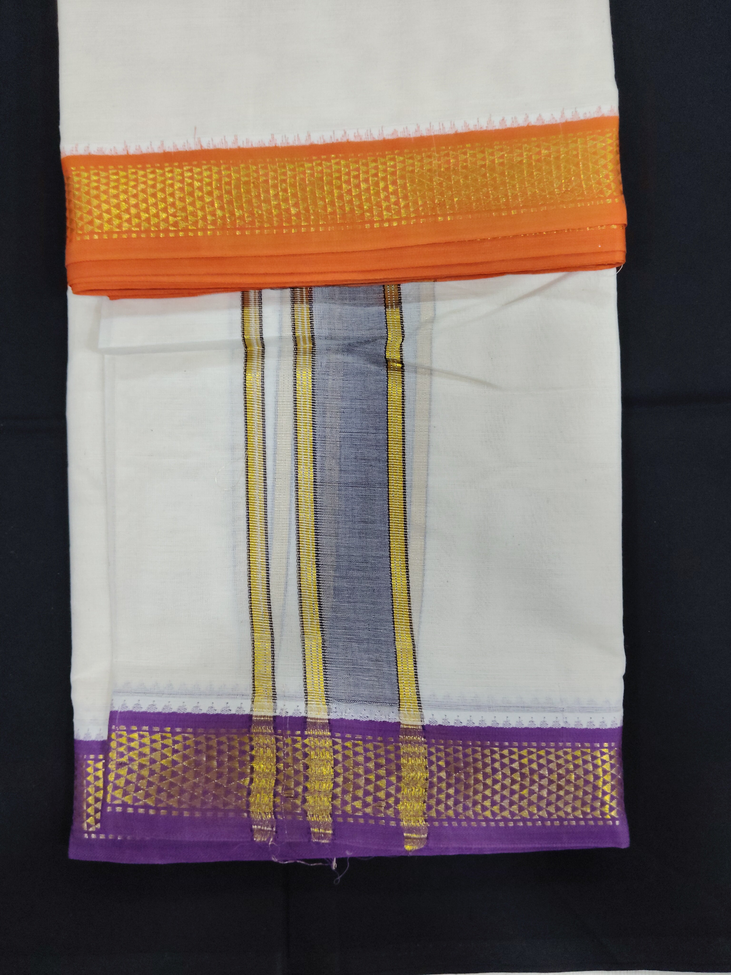 Pure cotton Muhurtham dhoti 9*5 7maadampet