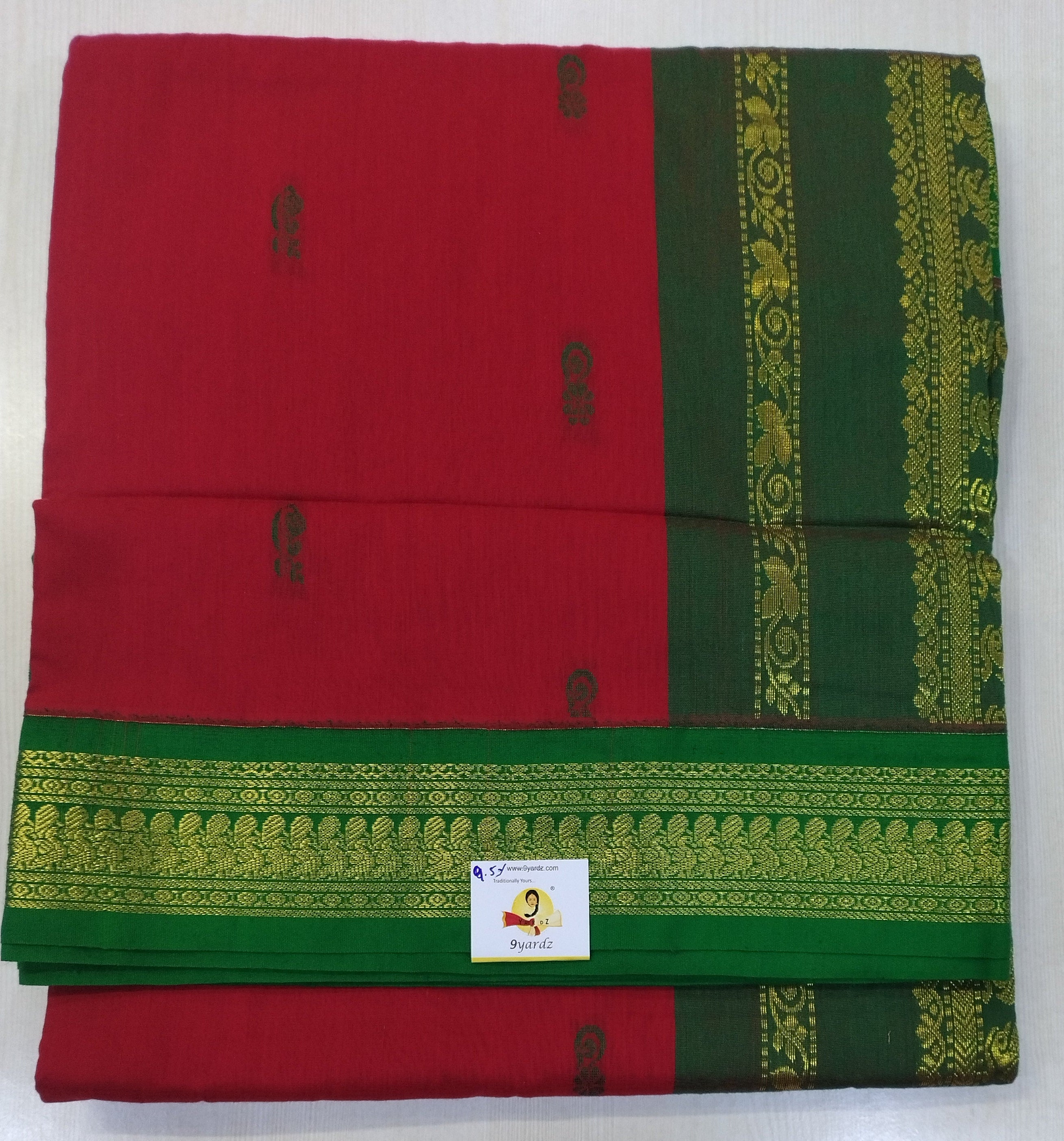 Kalyani Cotton  9.5 yardz