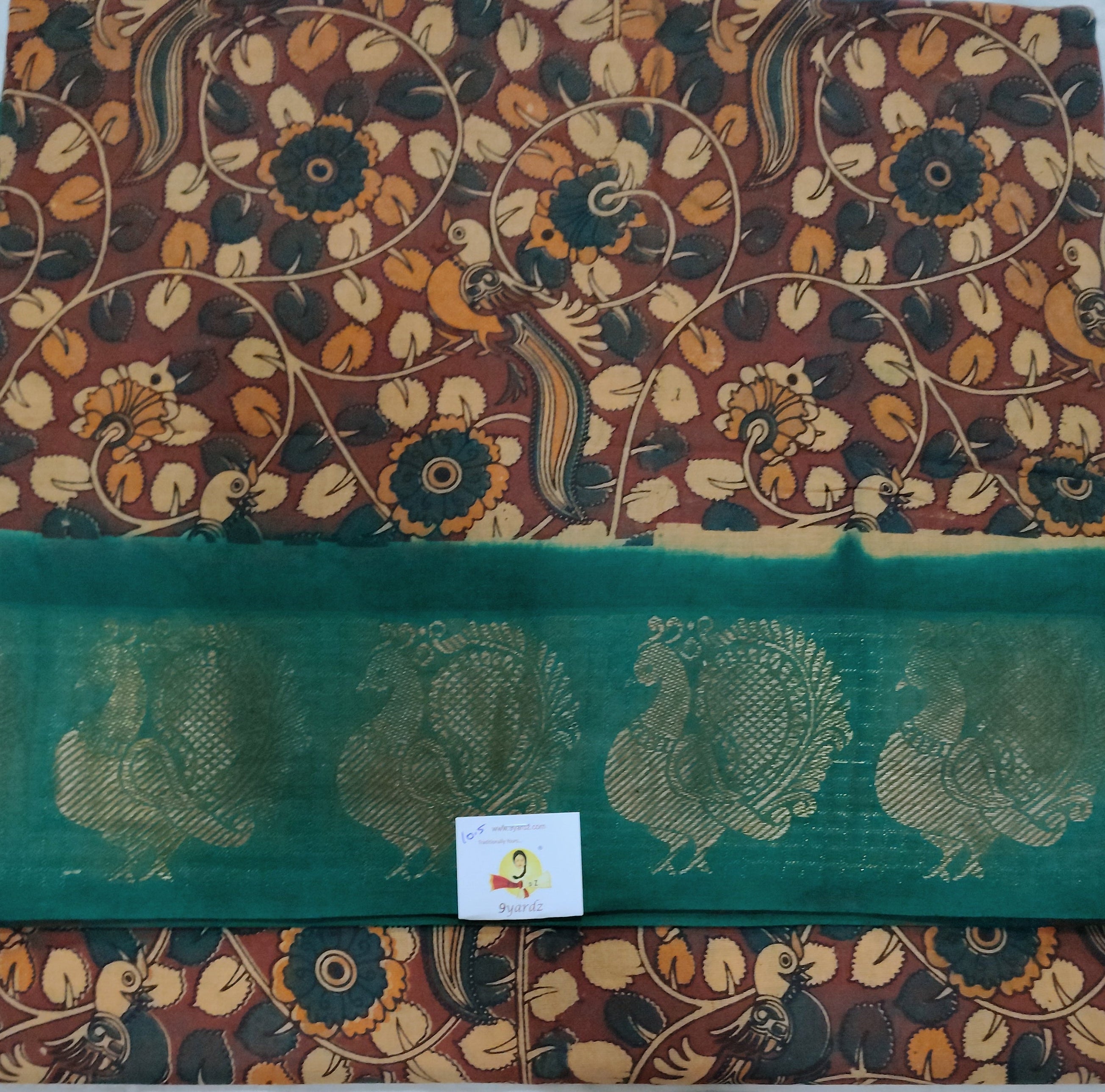 Sungudi cotton 10.5 yards madisar