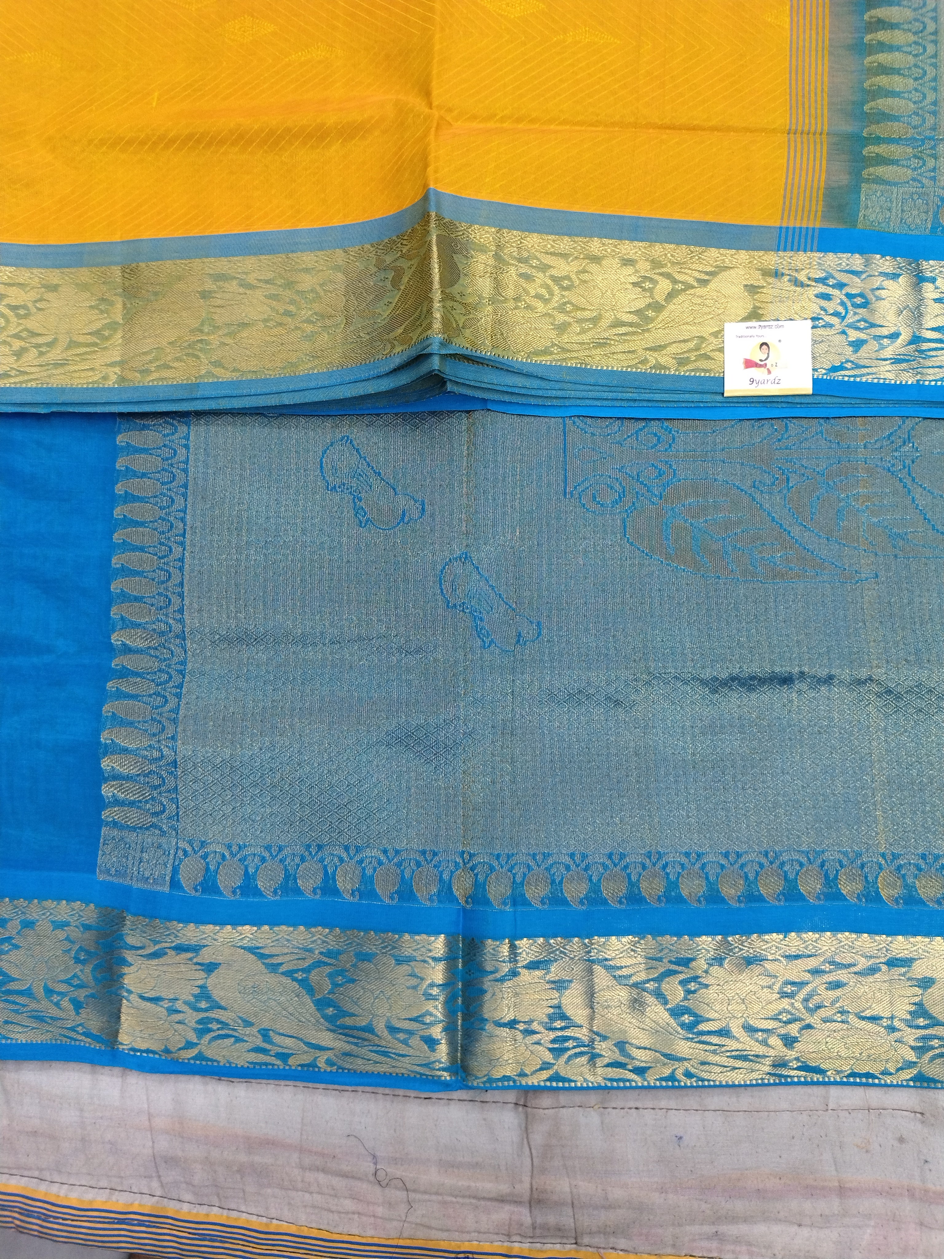 Pure silk cotton 6 yards