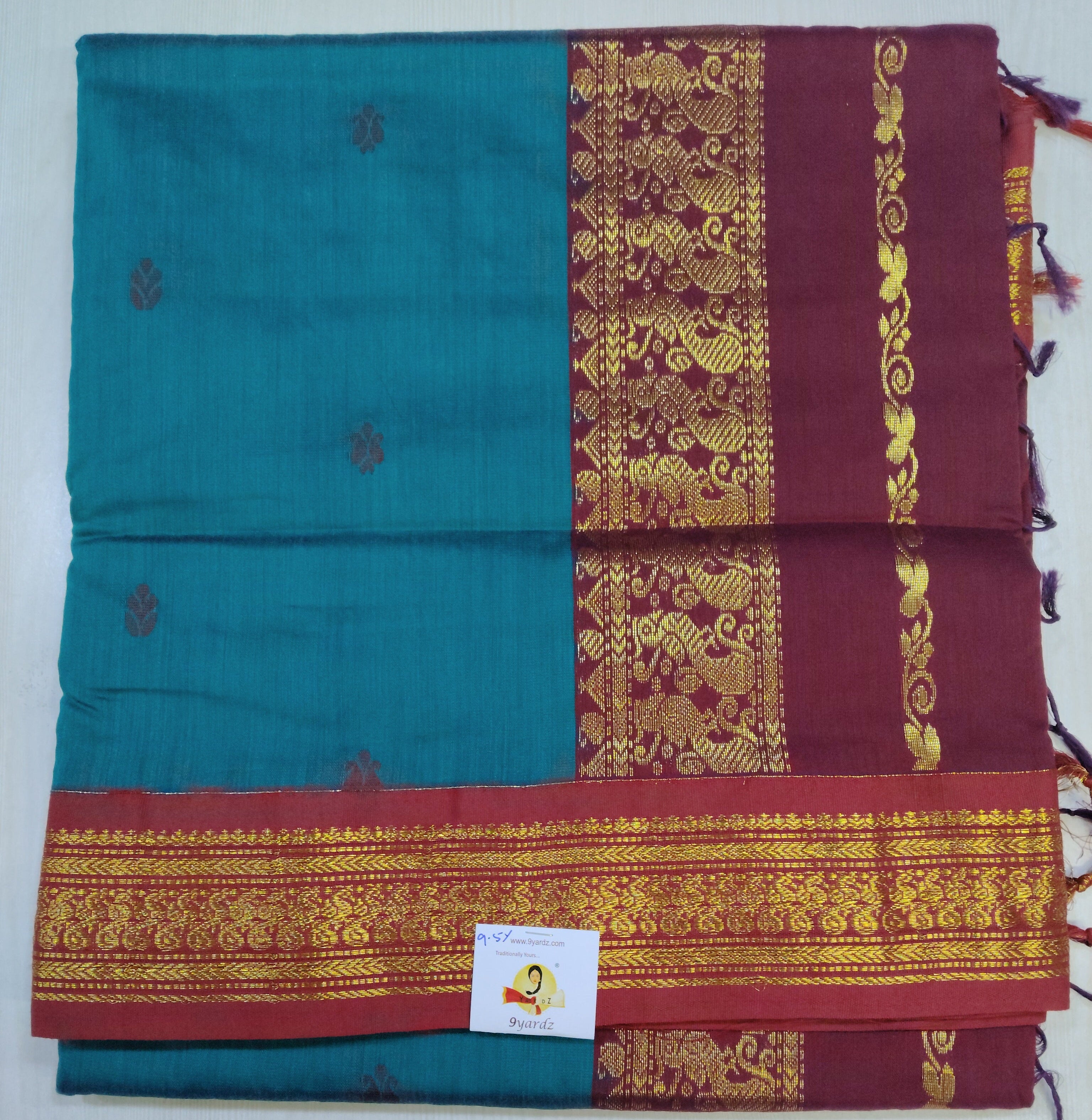 Kalyani Cotton  9.5 yardz