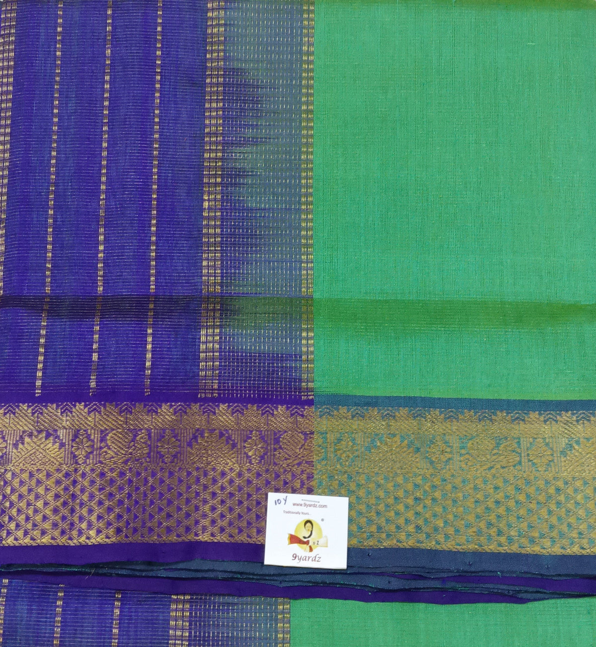 Pure silk cotton vairavoosi 10yards  madisar