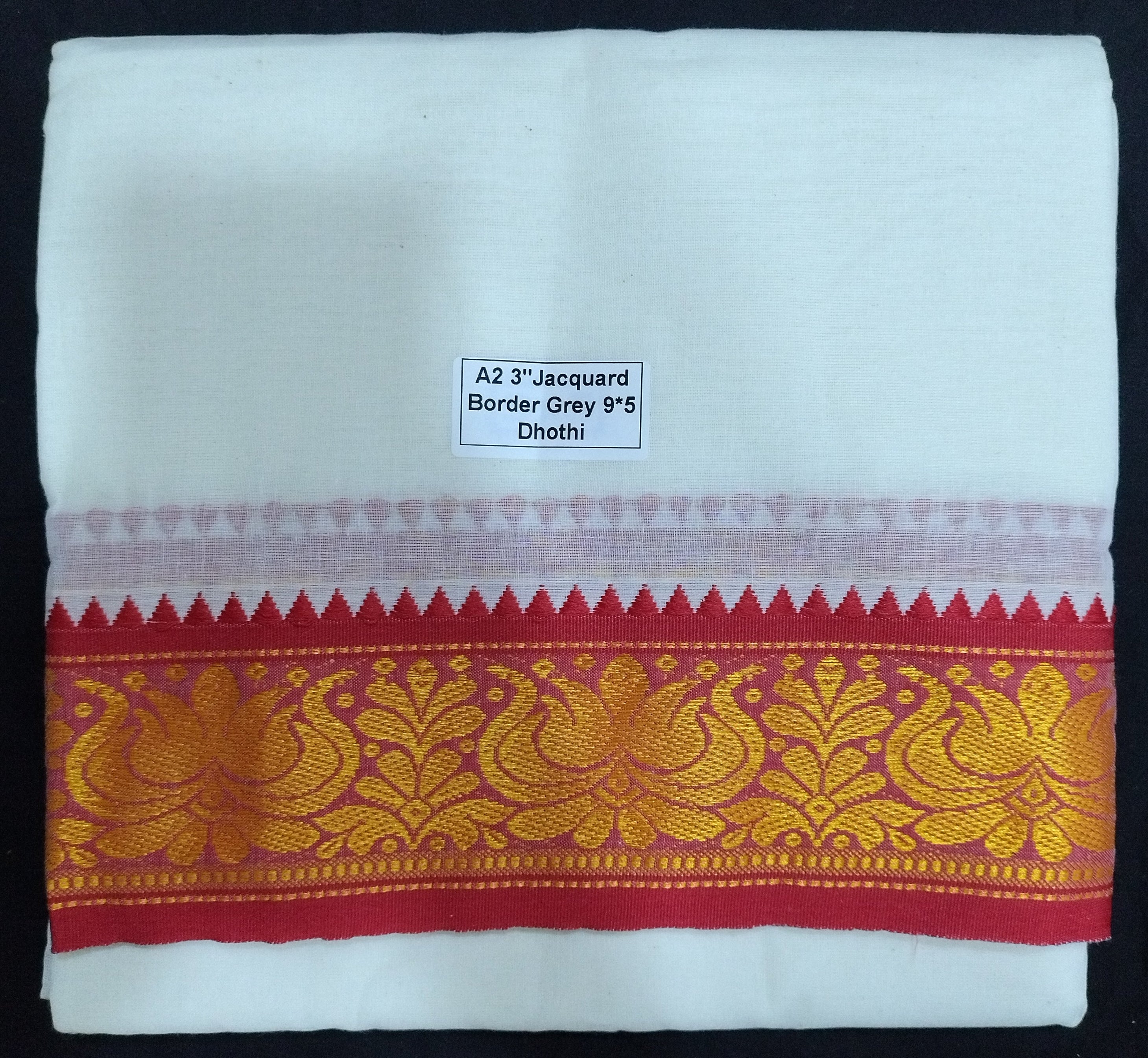 Cotton Dhothi Unbleached 9*5