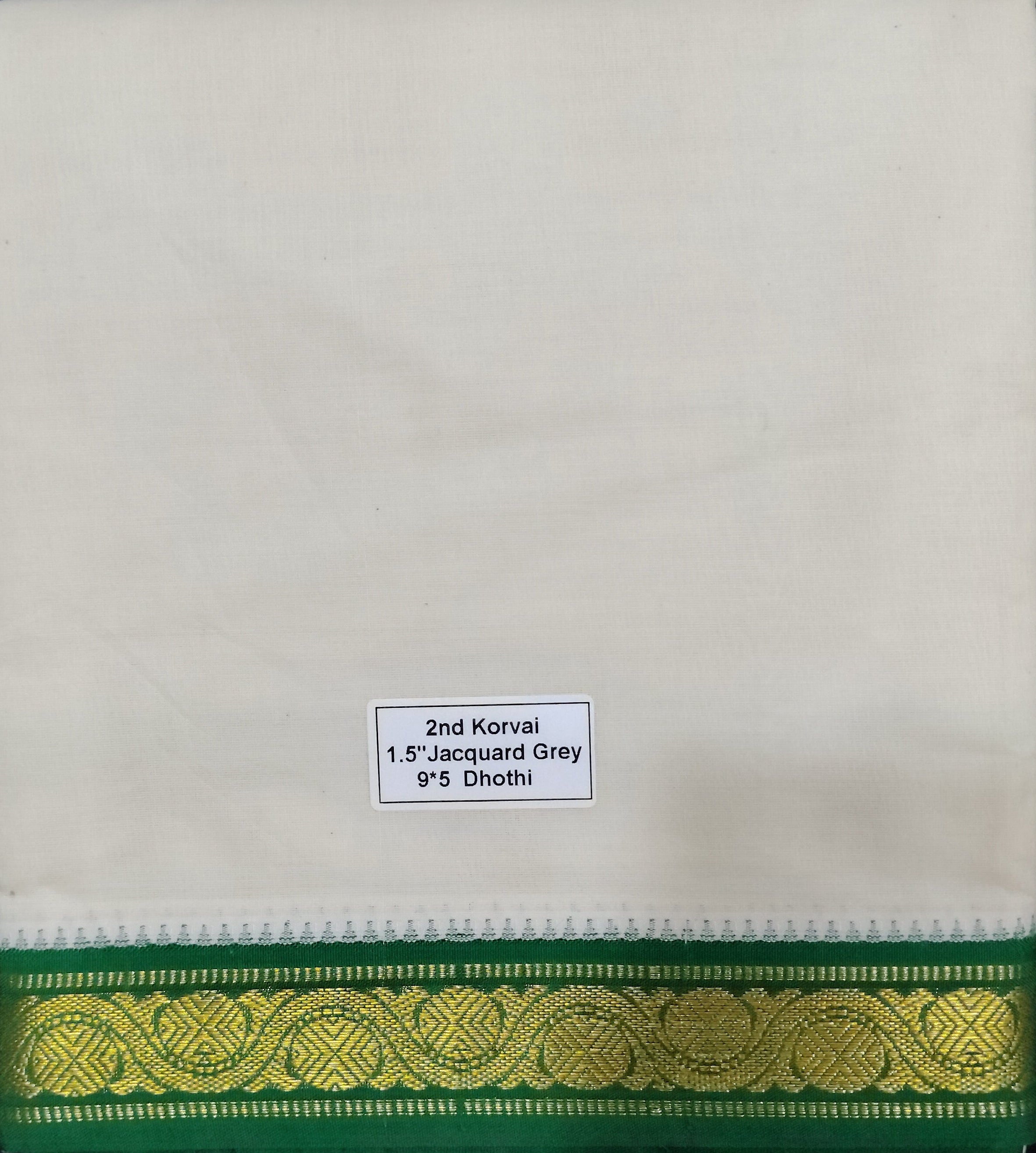 Pure cotton Muhurtham dhoti 9*5