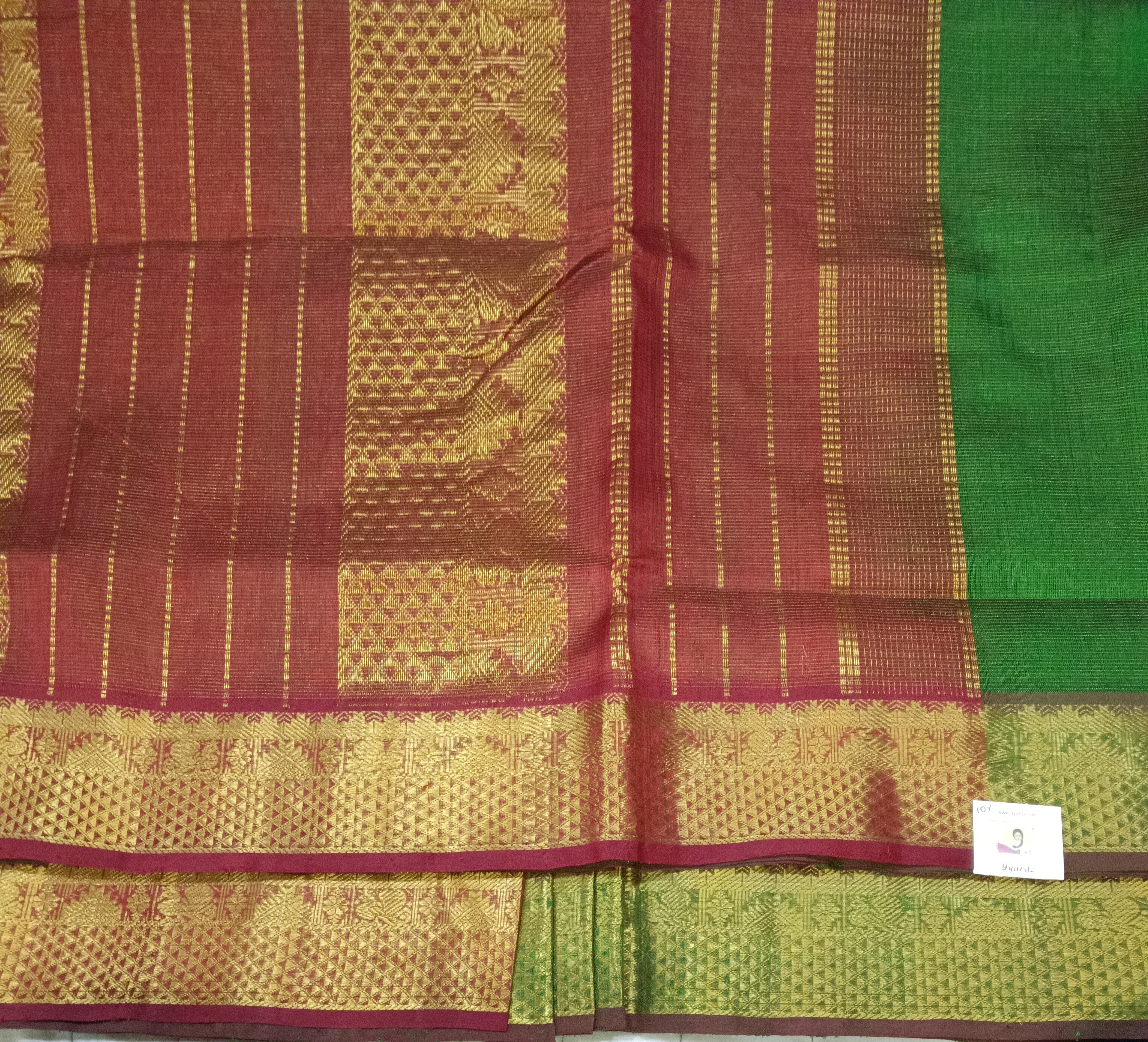 Pure silk cotton 10yards vairavoosi madisar