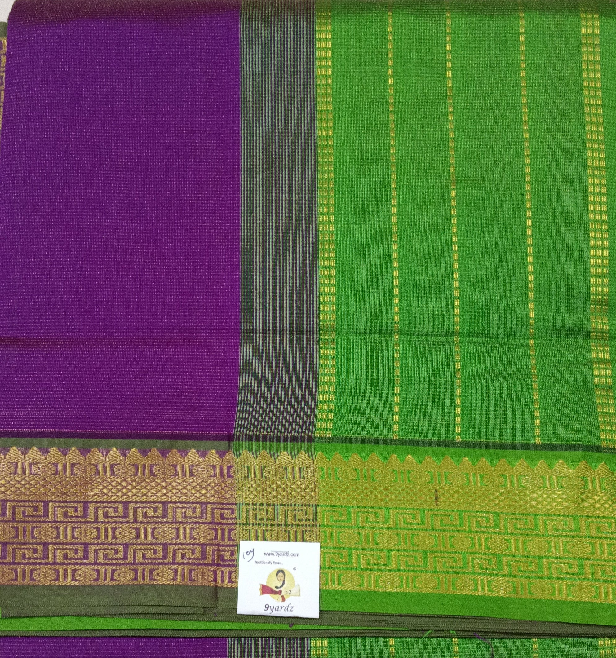 Semi Silk cotton vairavoosi Madisar 10yards