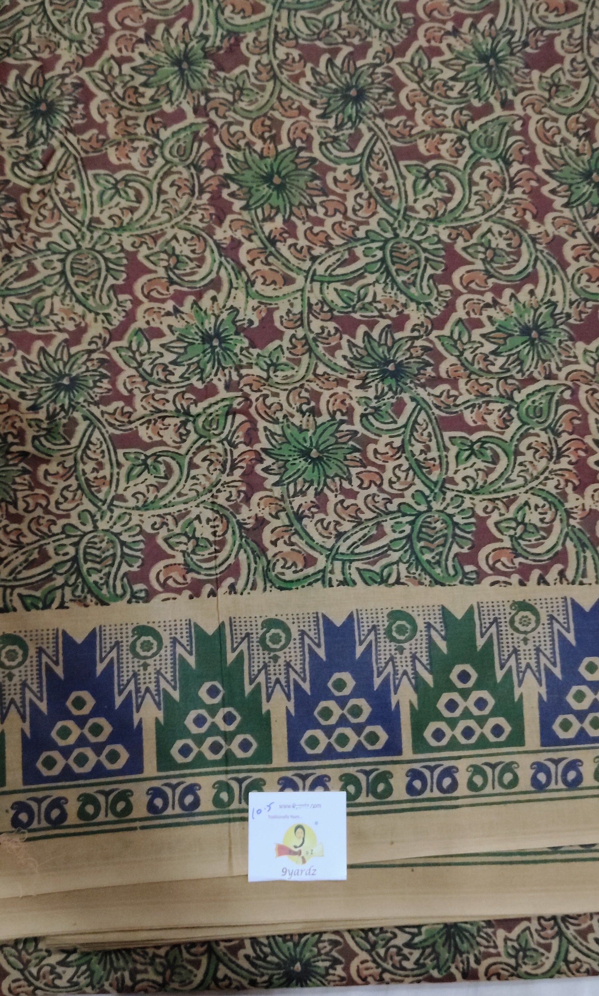 Erode cotton 10.5 yards Madida