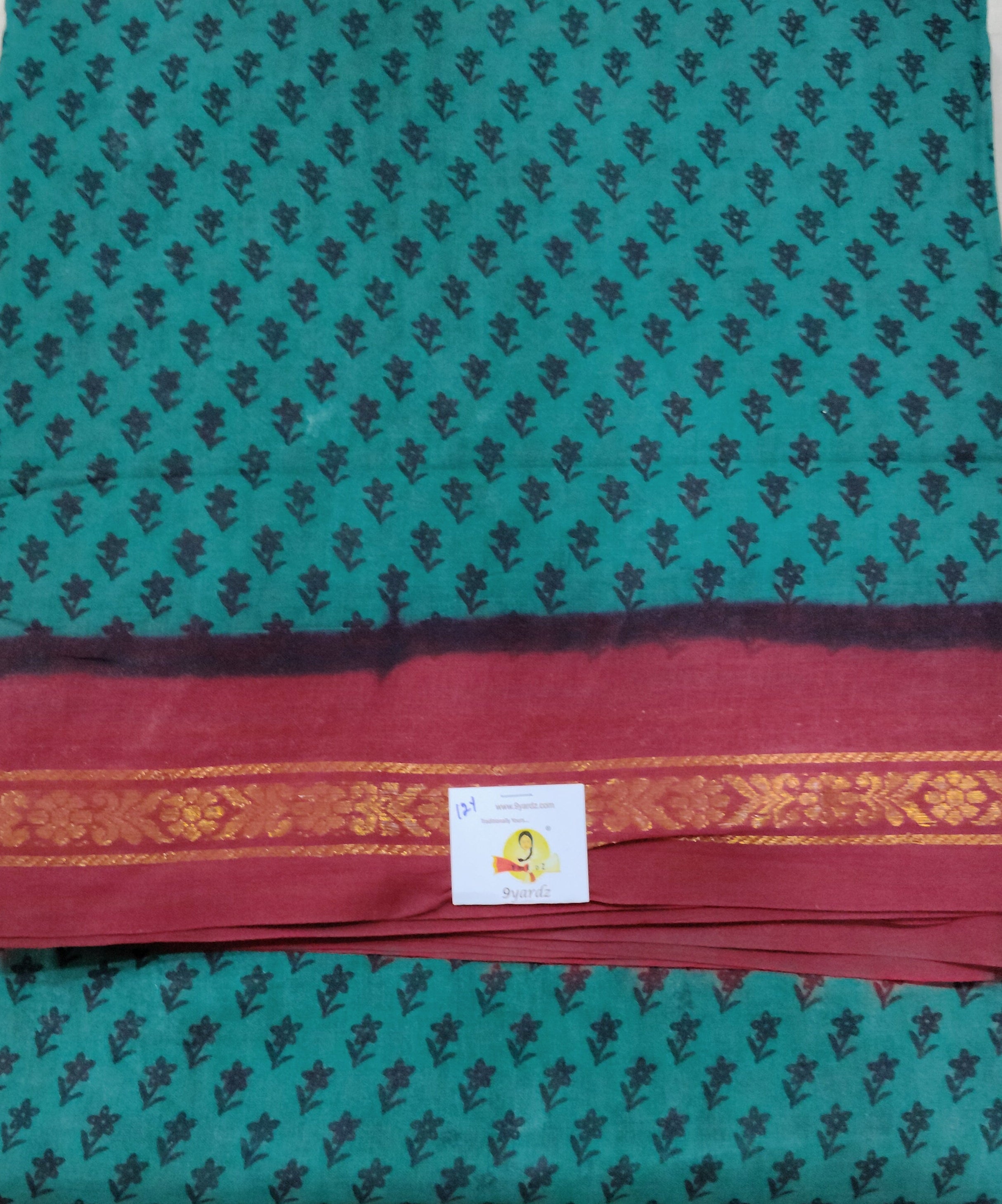 Sungudi cotton 12 yardz