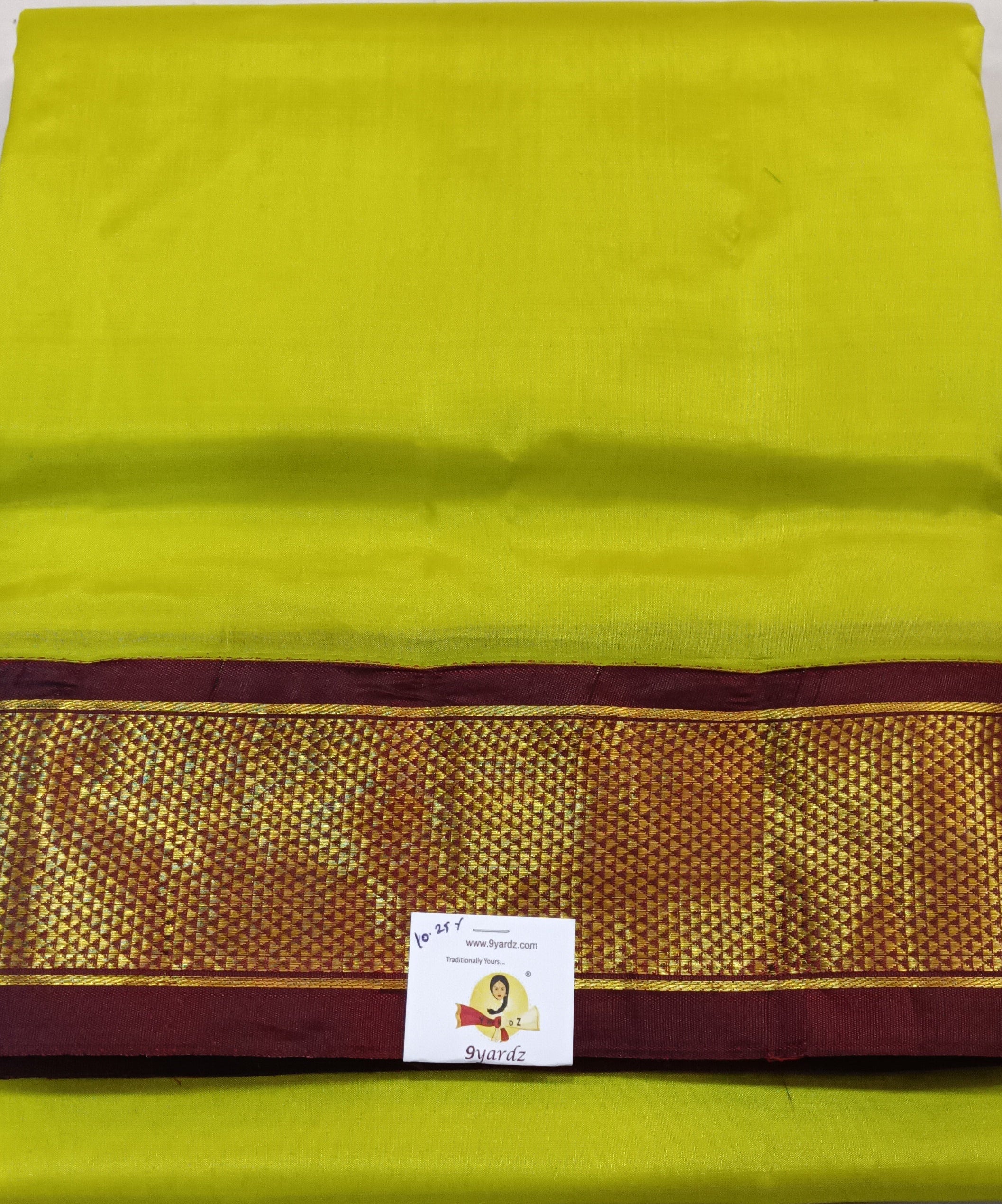 Pure silk 10.25yardz