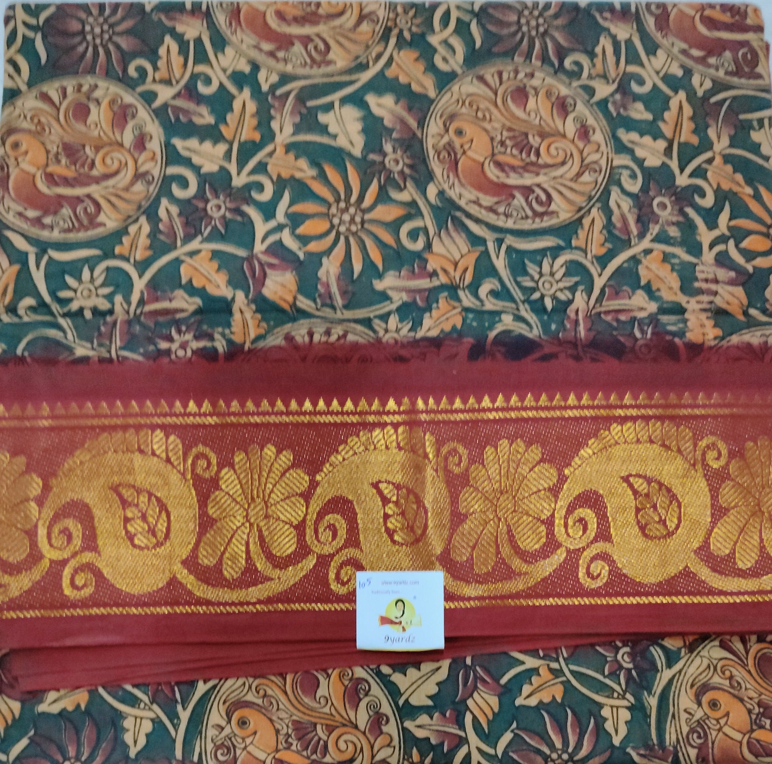 Sungudi cotton 10.5 yards madisar