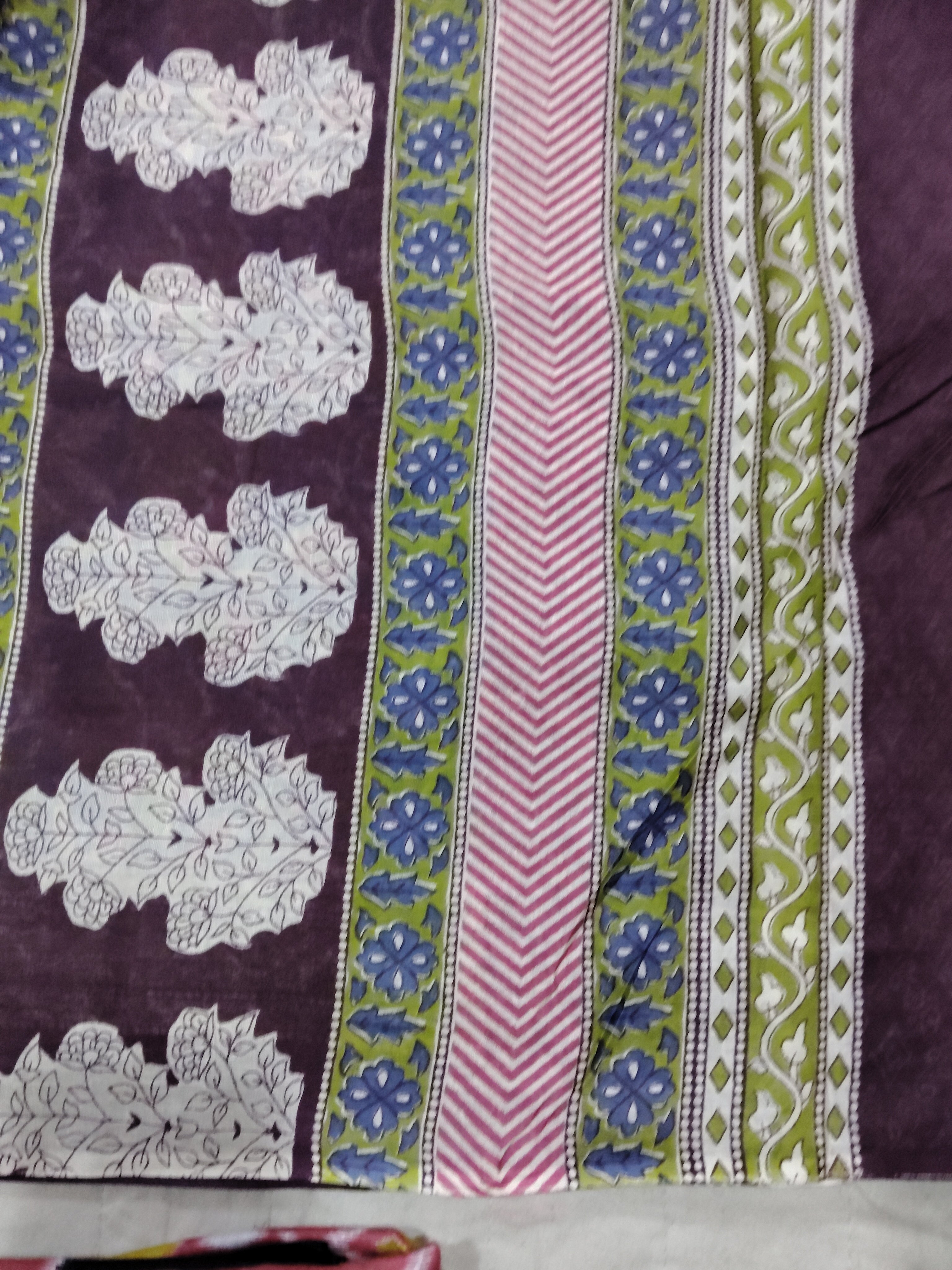 Soft Cotton Bathik saree 6yardz