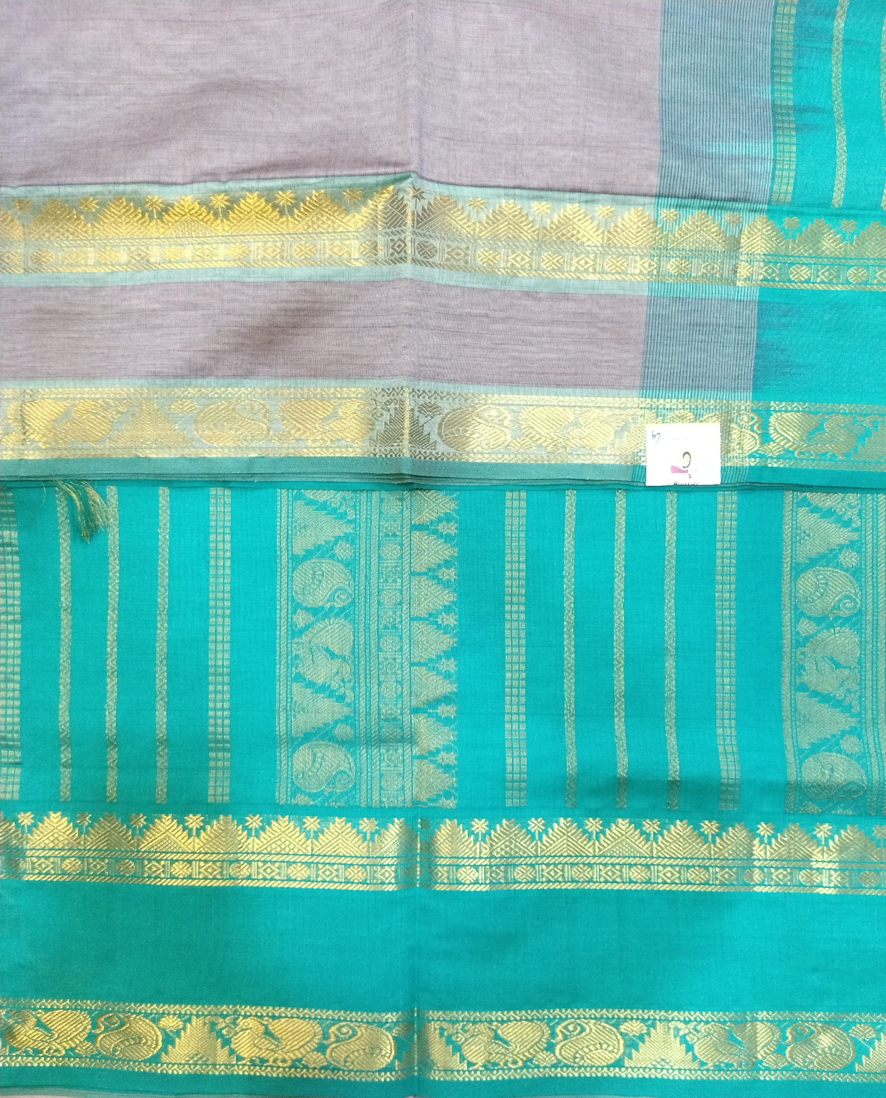 Semi silk Plain 6Yards