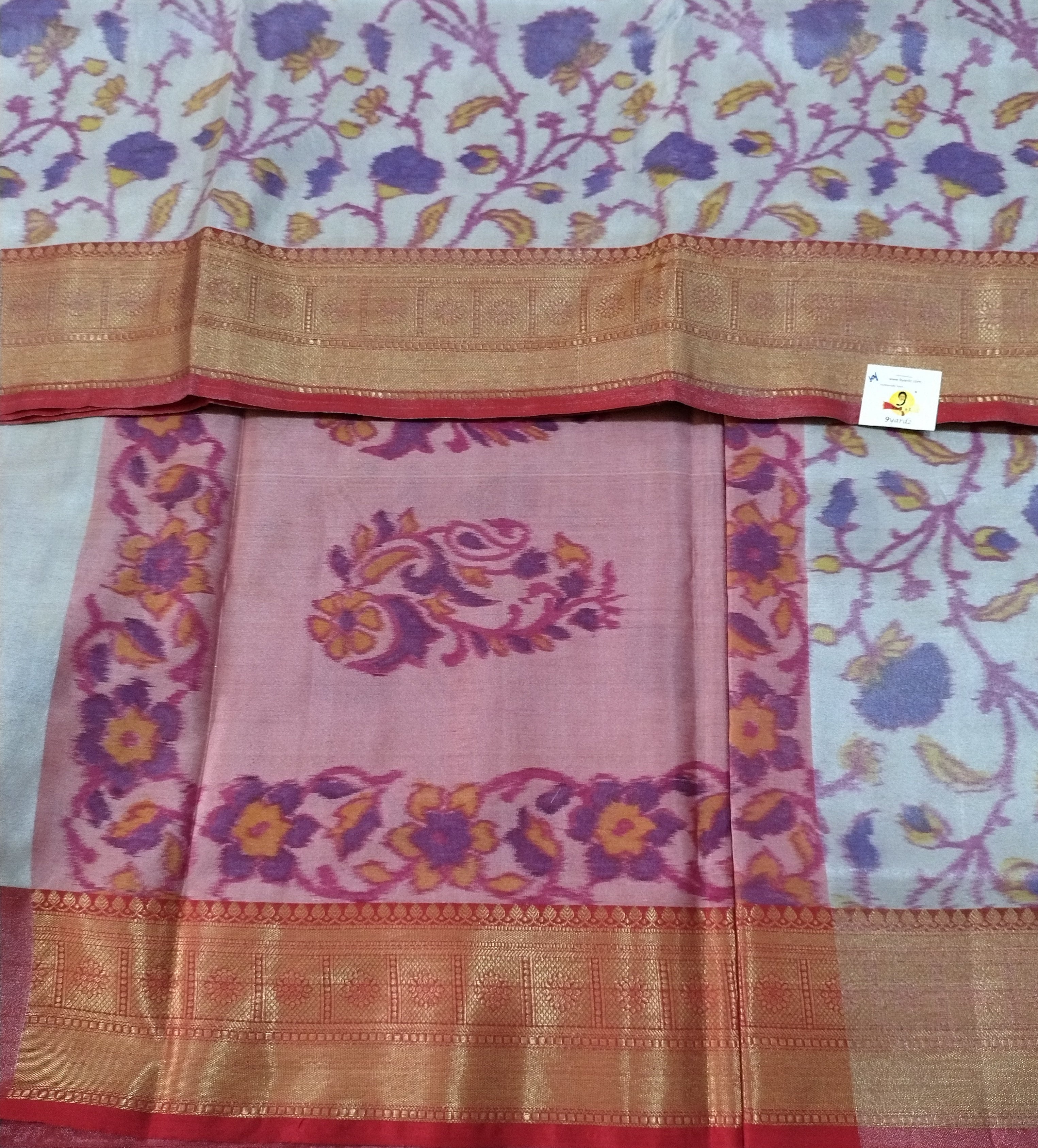 Ikkat semi silk madisar
