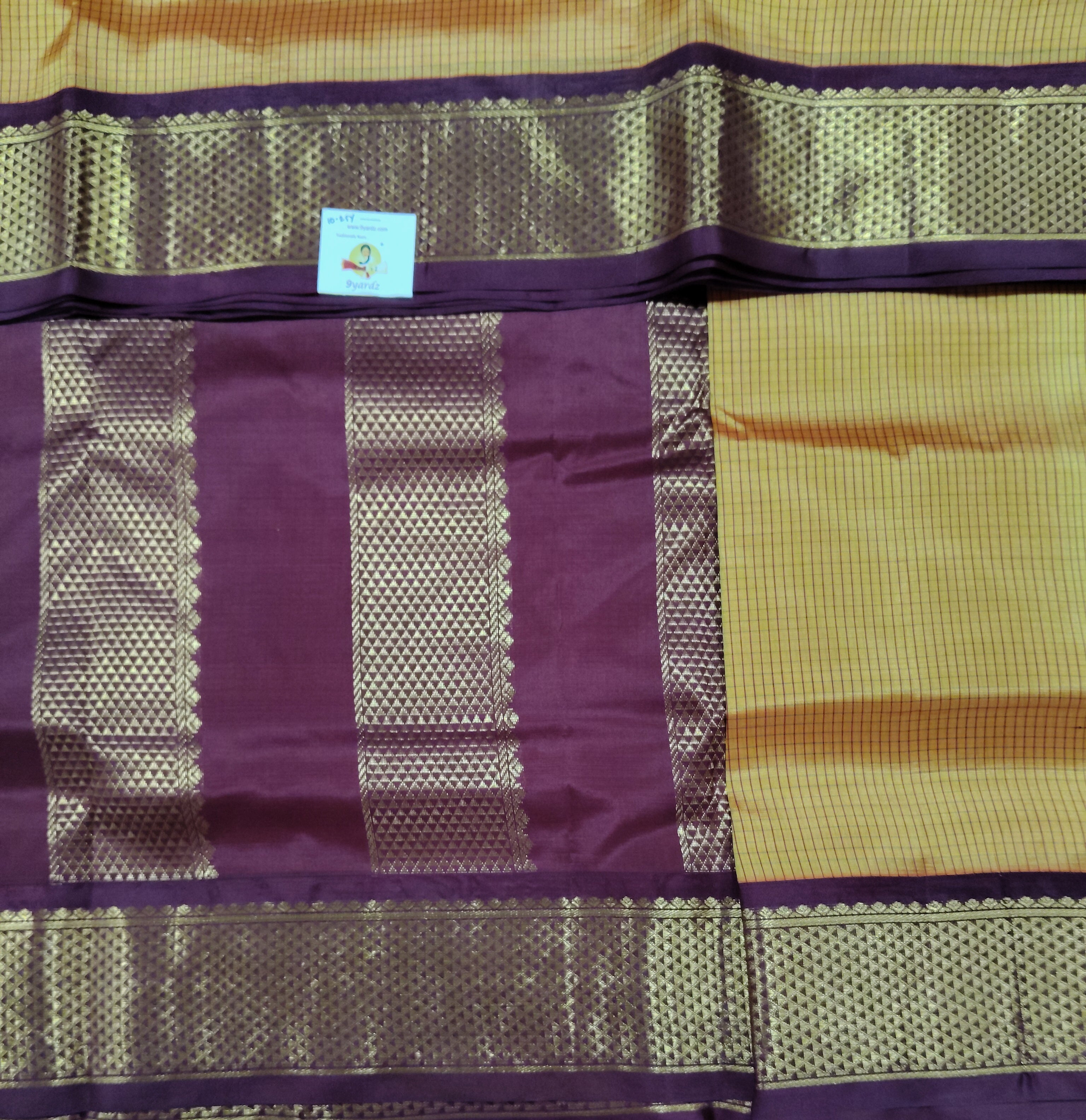 Pure silk 10.25yardz