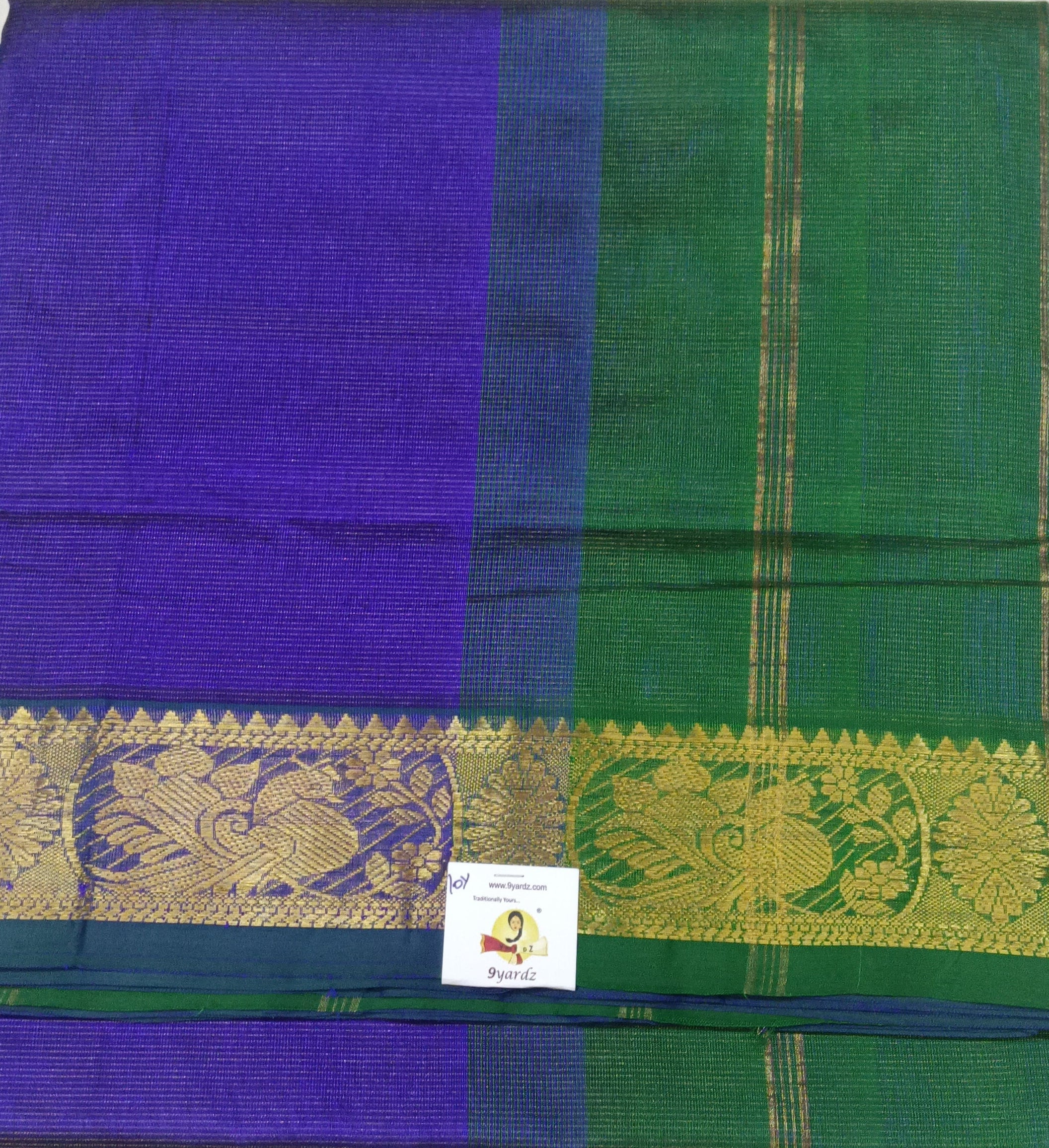 Pure silk cotton vairavoosi 10yards madisar