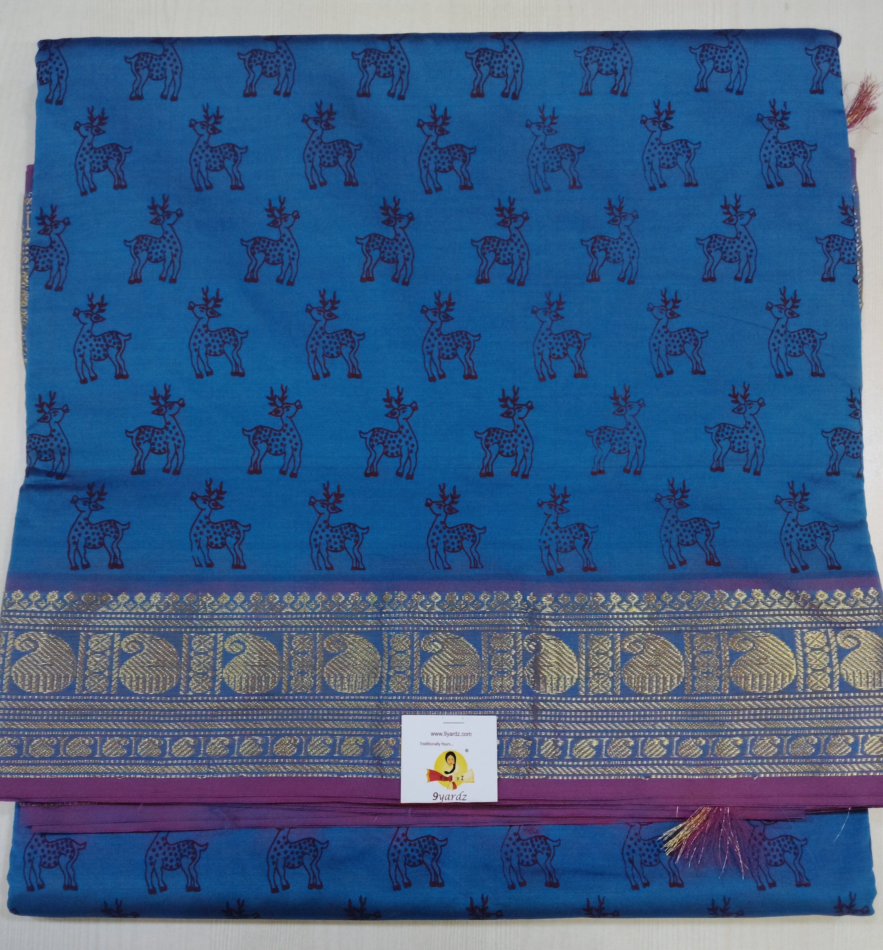 Semi Silk cotton printed Madisar