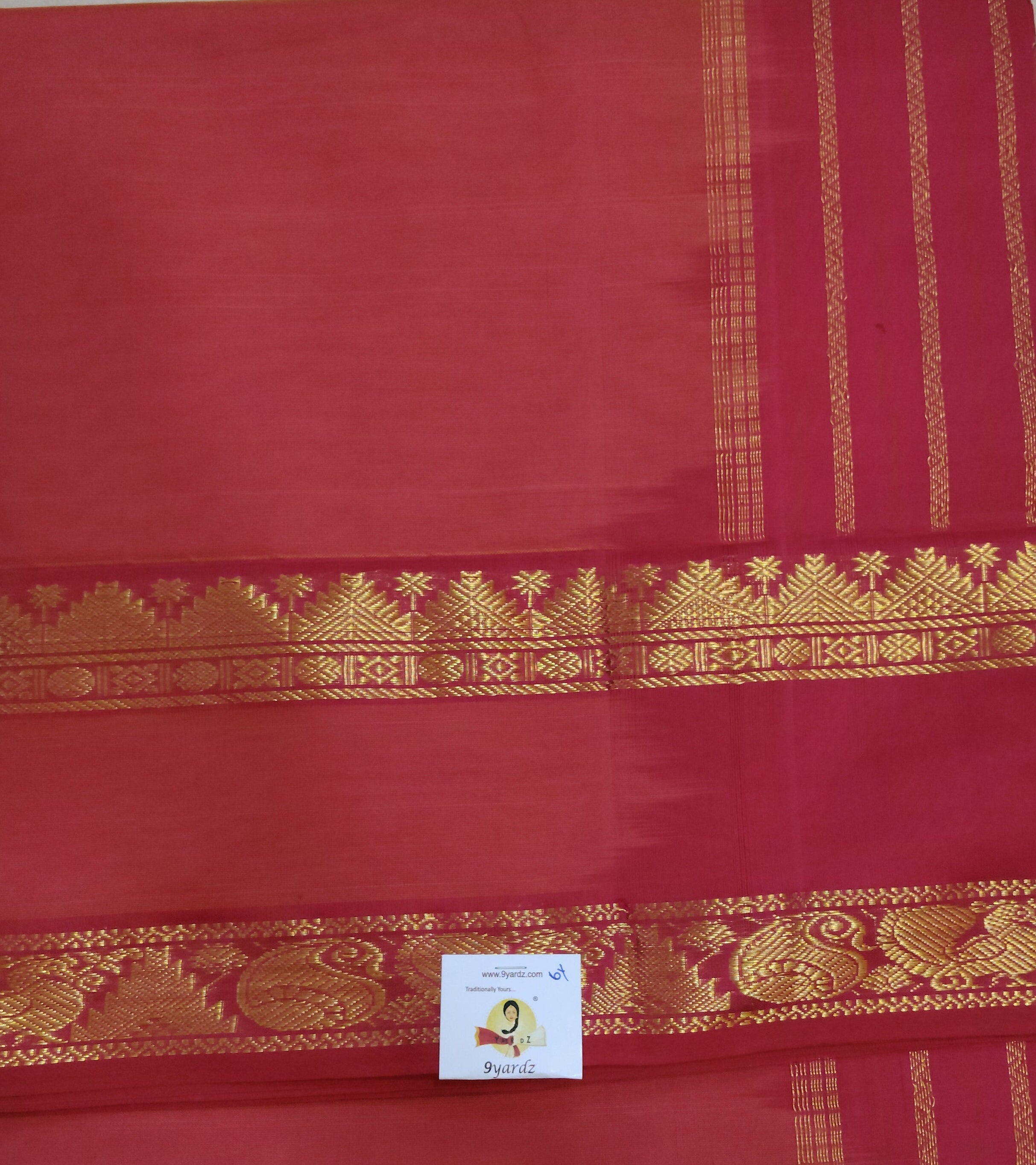 Semi silk Plain 6Yards