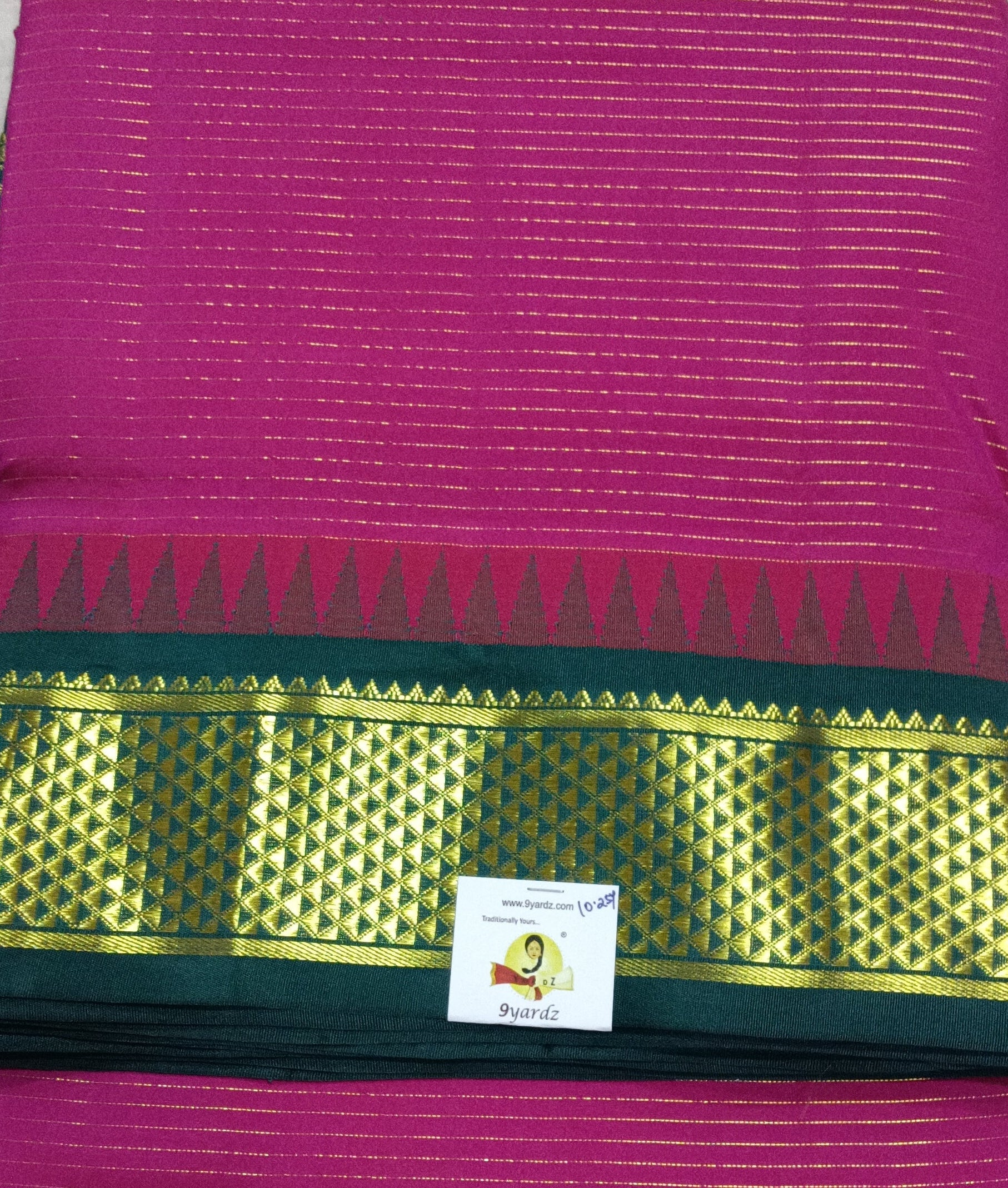 Pure silk 10.25yardz