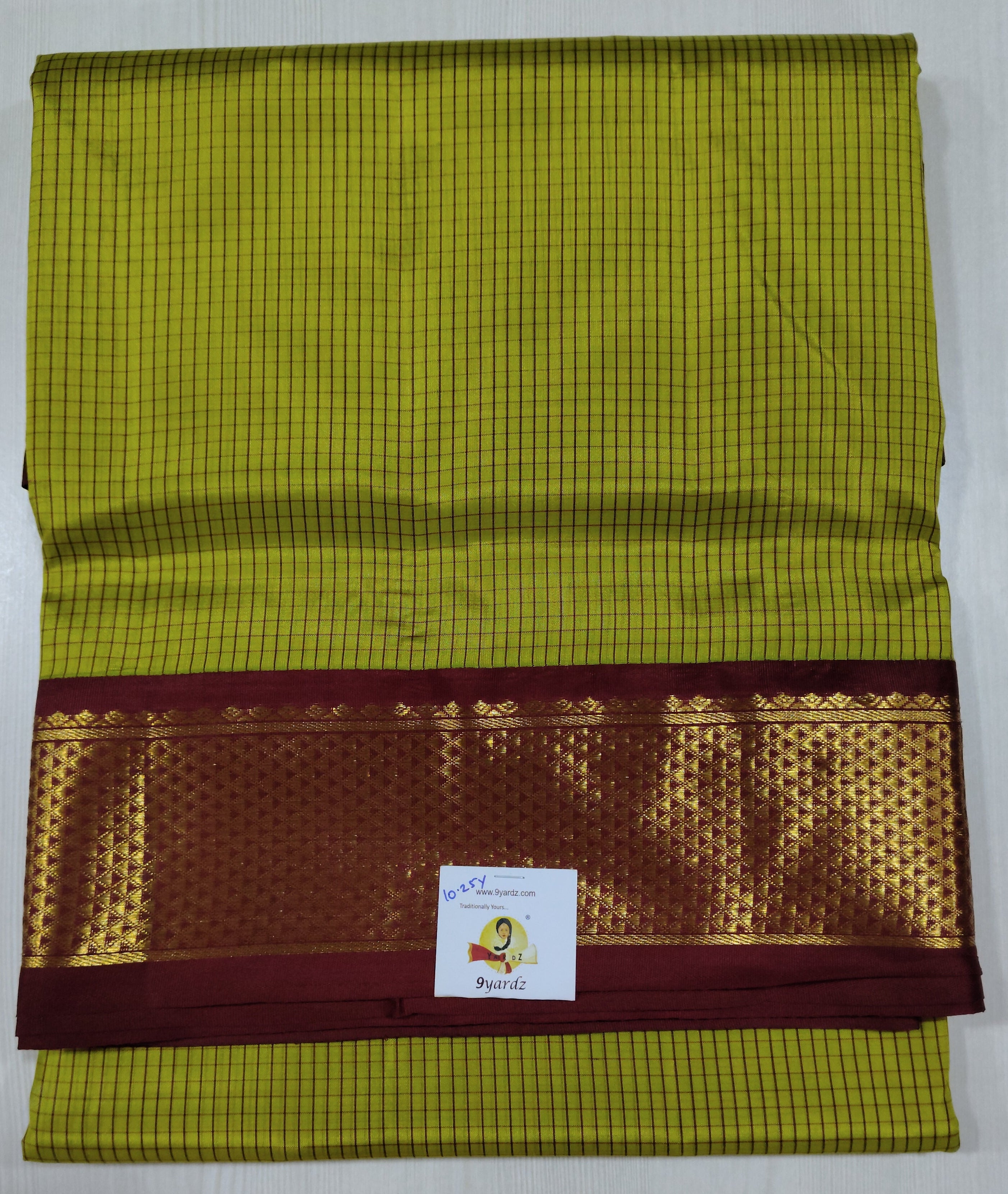 Pure silk 10.25yardz