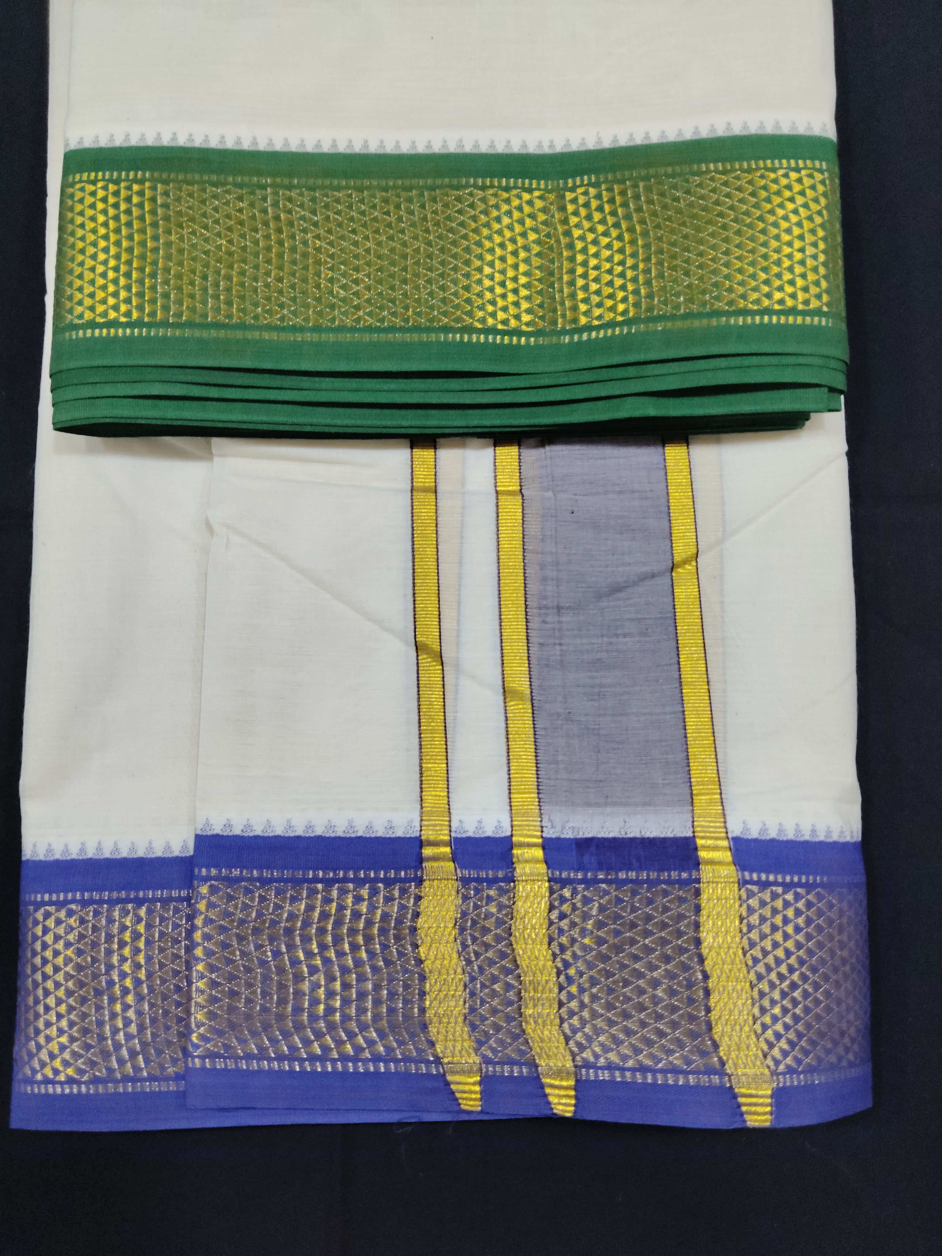 Pure cotton Muhurtham dhoti 9*5 11maadampet