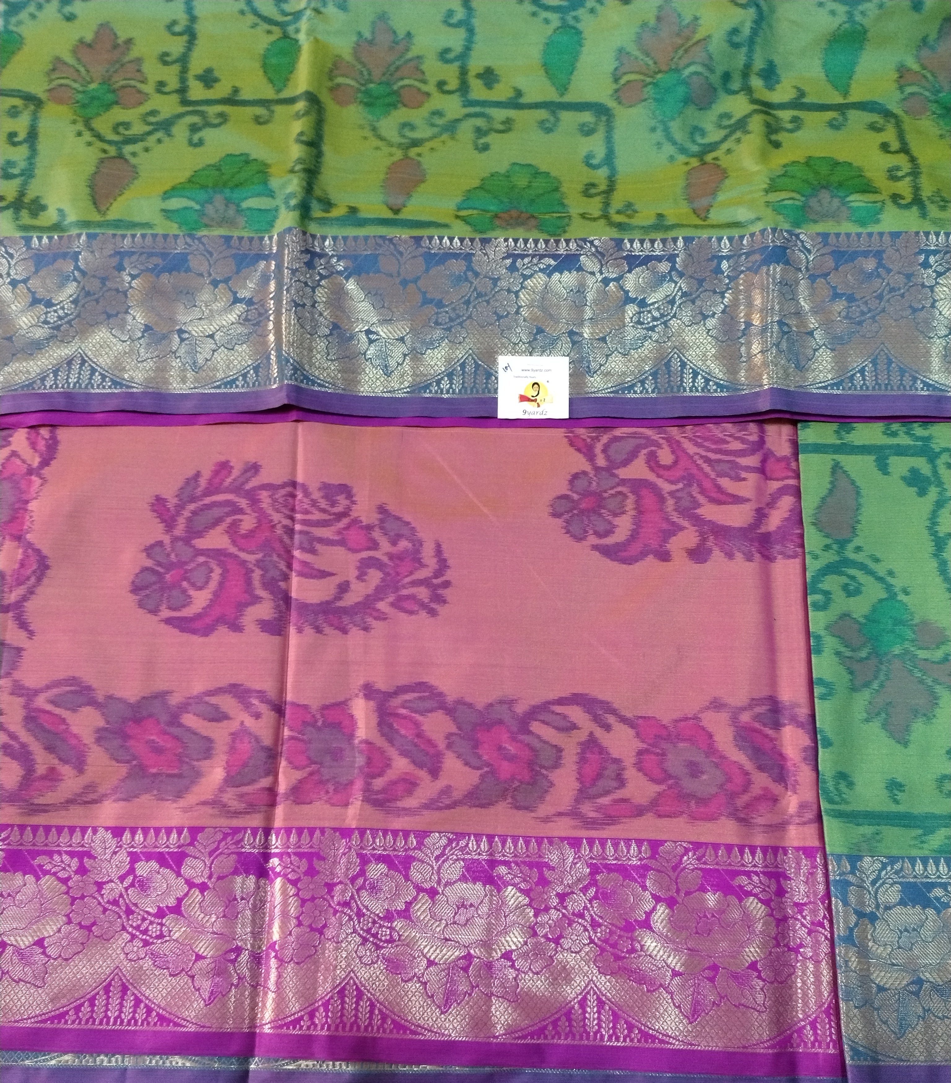 Ikkat semi silk madisar