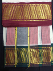 Pure cotton Muhurtham dhoti 10*6 16Maadampet KM