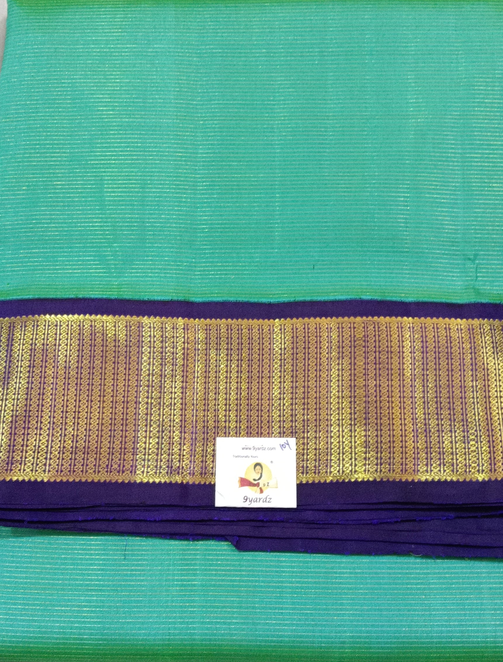 Pure Kanchipuram Silk Madisar Vairavoosi|10yards