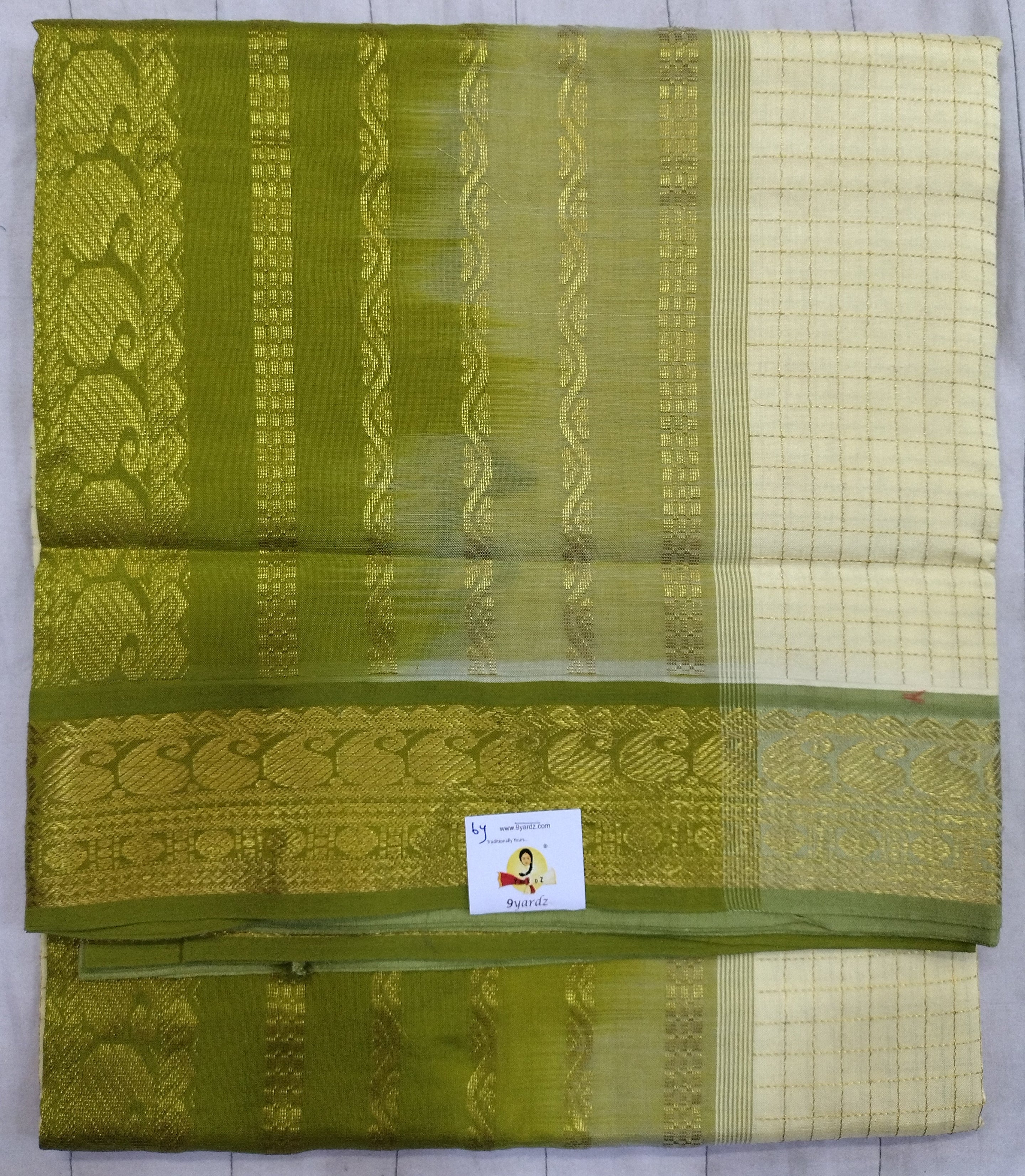 Semi silk cotton 6Yards