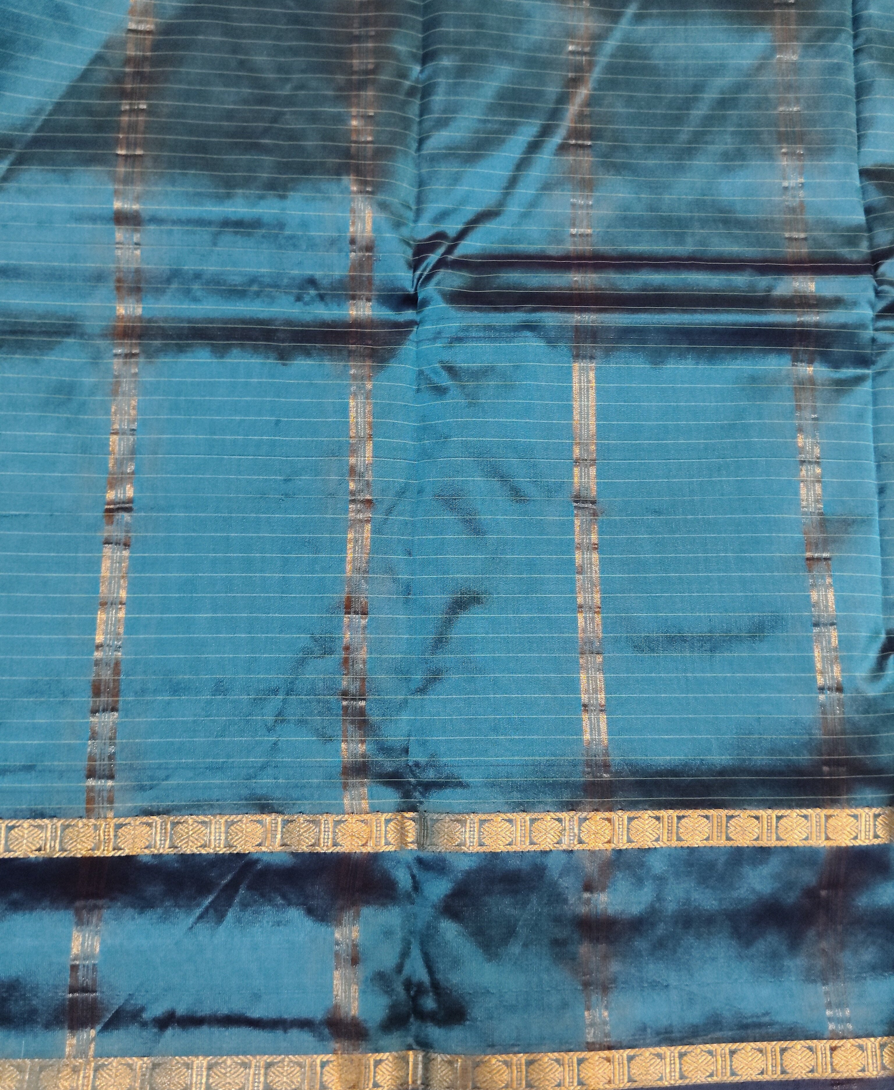 China silk checked 6Yards