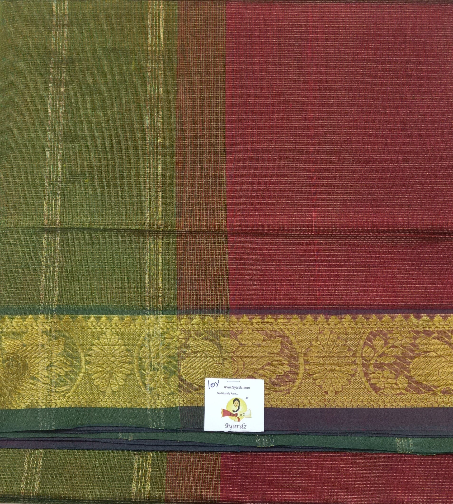 Pure silk cotton vairavoosi 10yards madisar