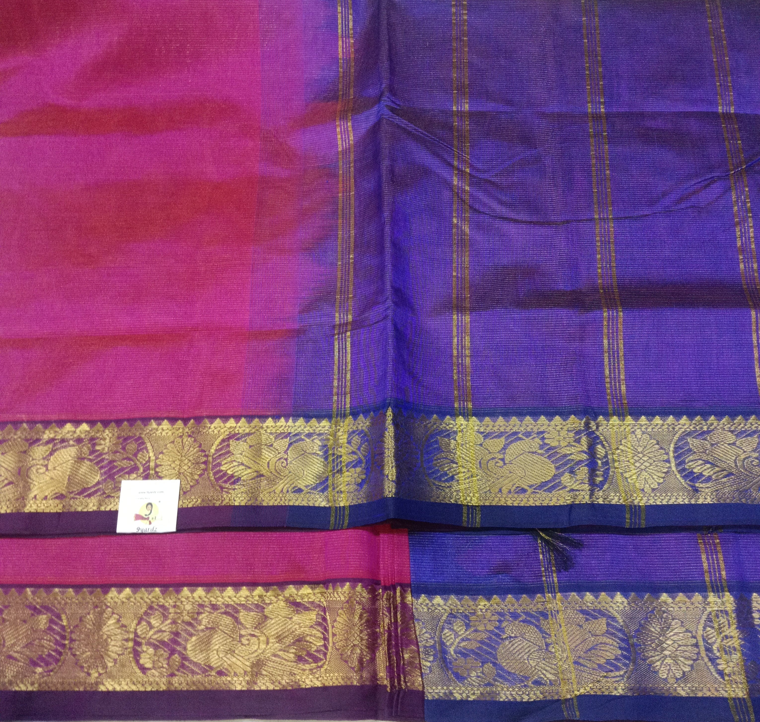 Pure silk cotton vairavoosi 10yards madisar