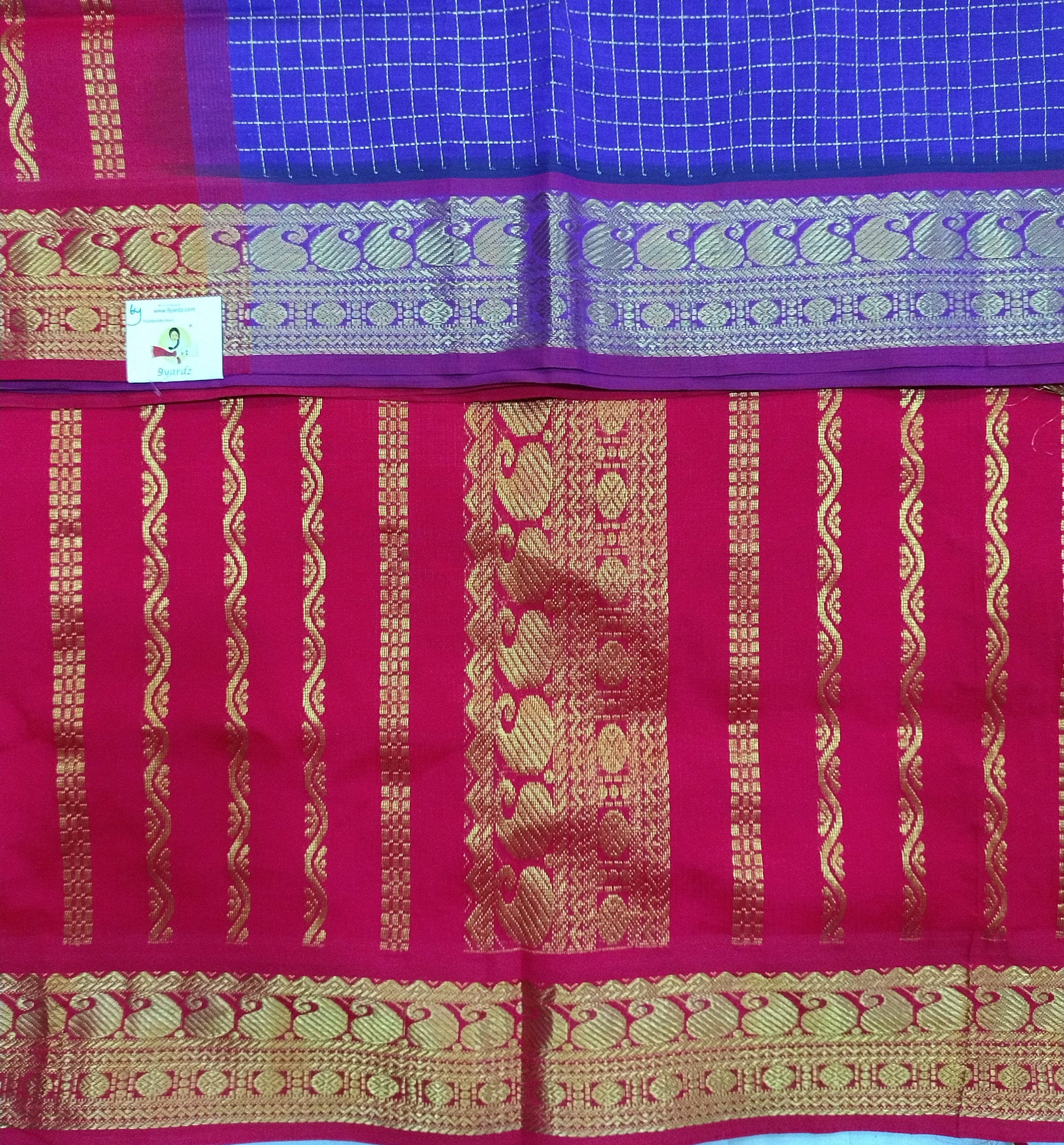 Semi silk cotton 6Yards