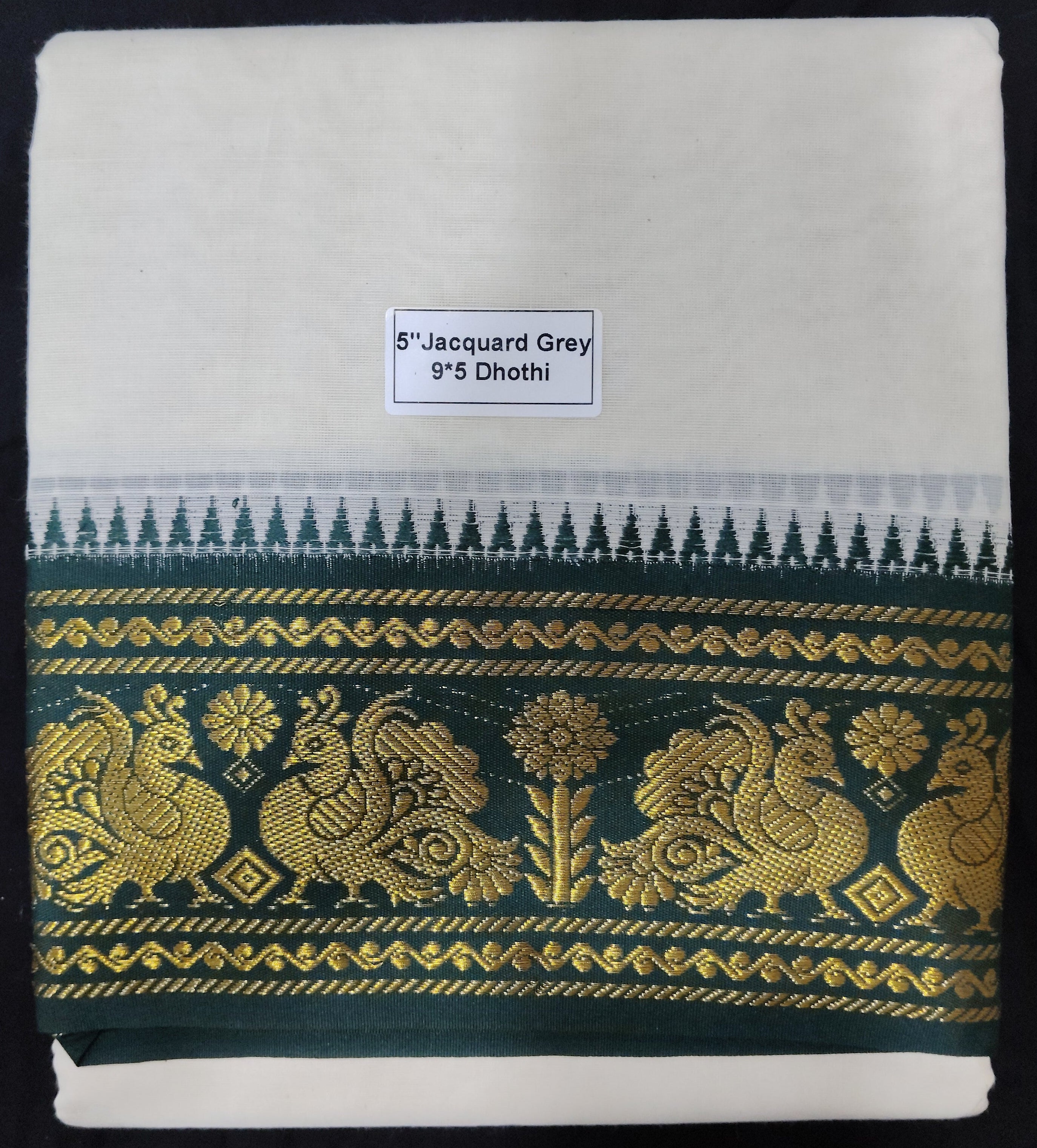 Cotton Dhothi Jacquard 9*5
