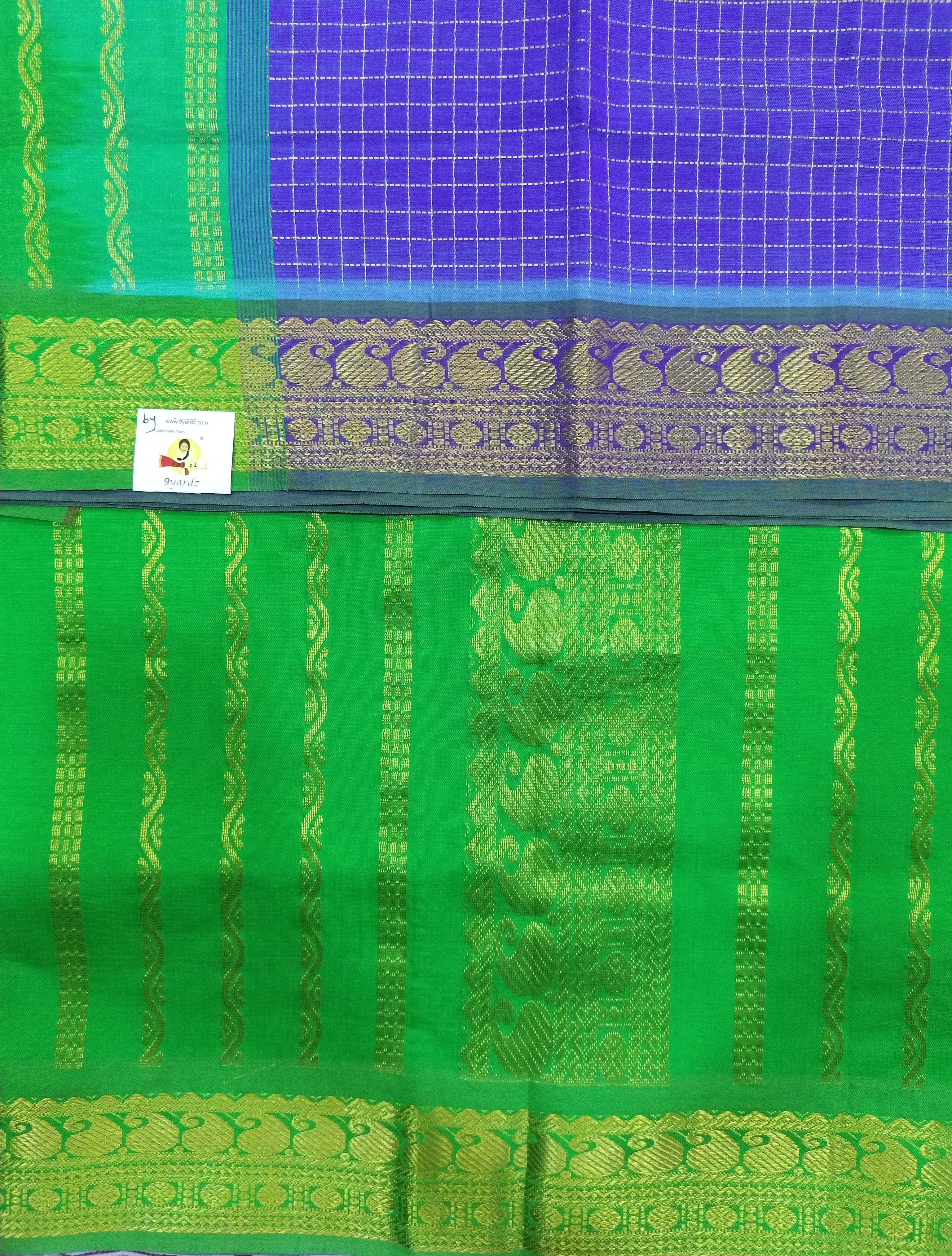 Semi silk cotton 6Yards