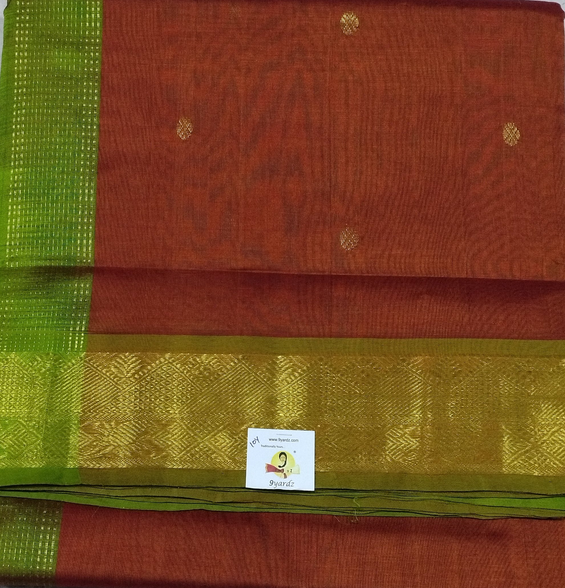 Pure silk cotton Butta 10yards madisar
