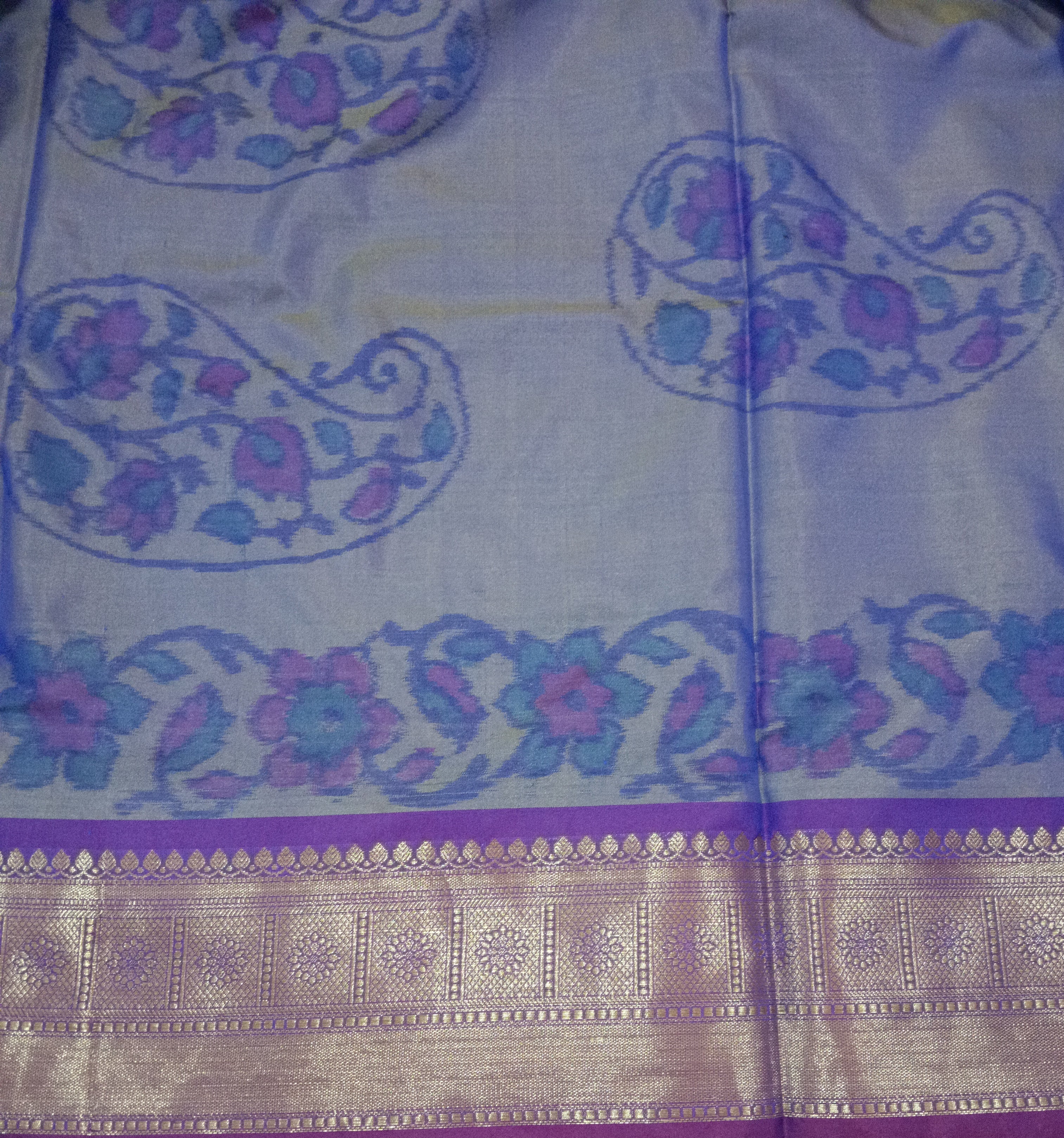 Ikkat semi silk madisar