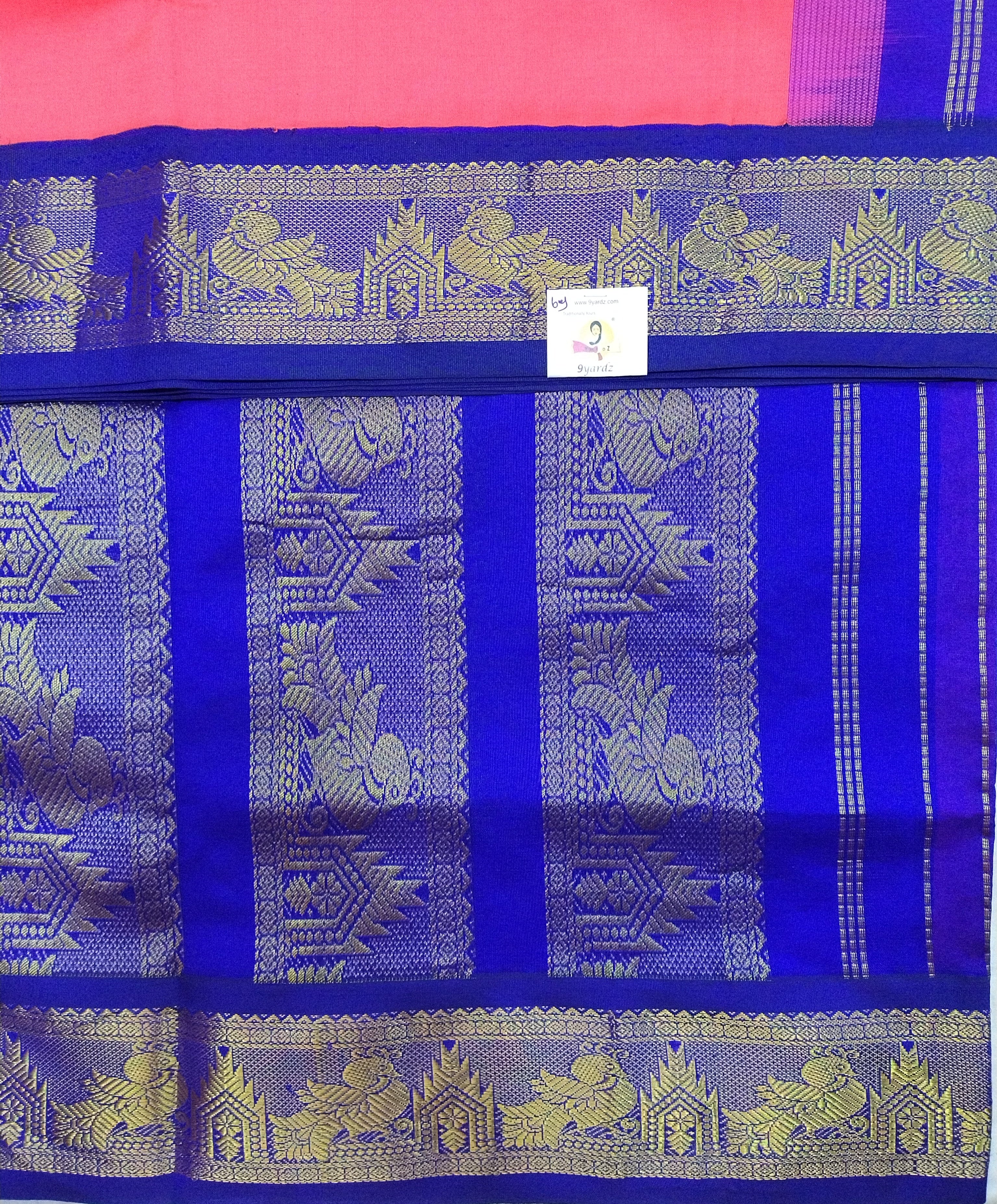 Semi silk cotton korvai 6Yards