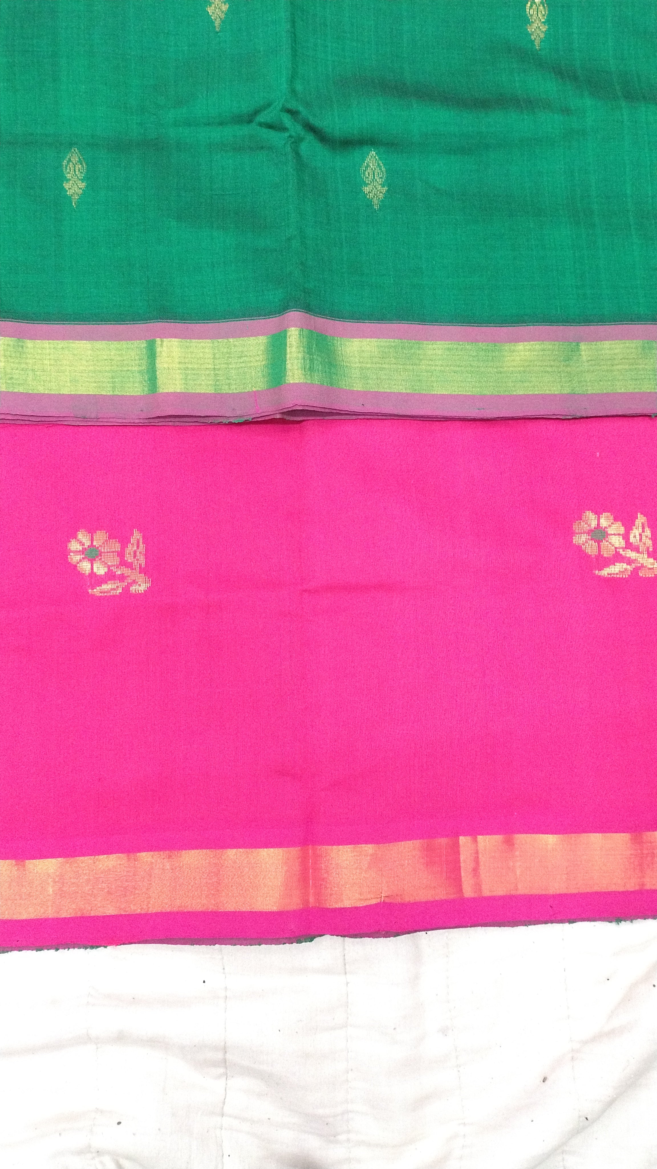 Semi silk Embossed 6Yards