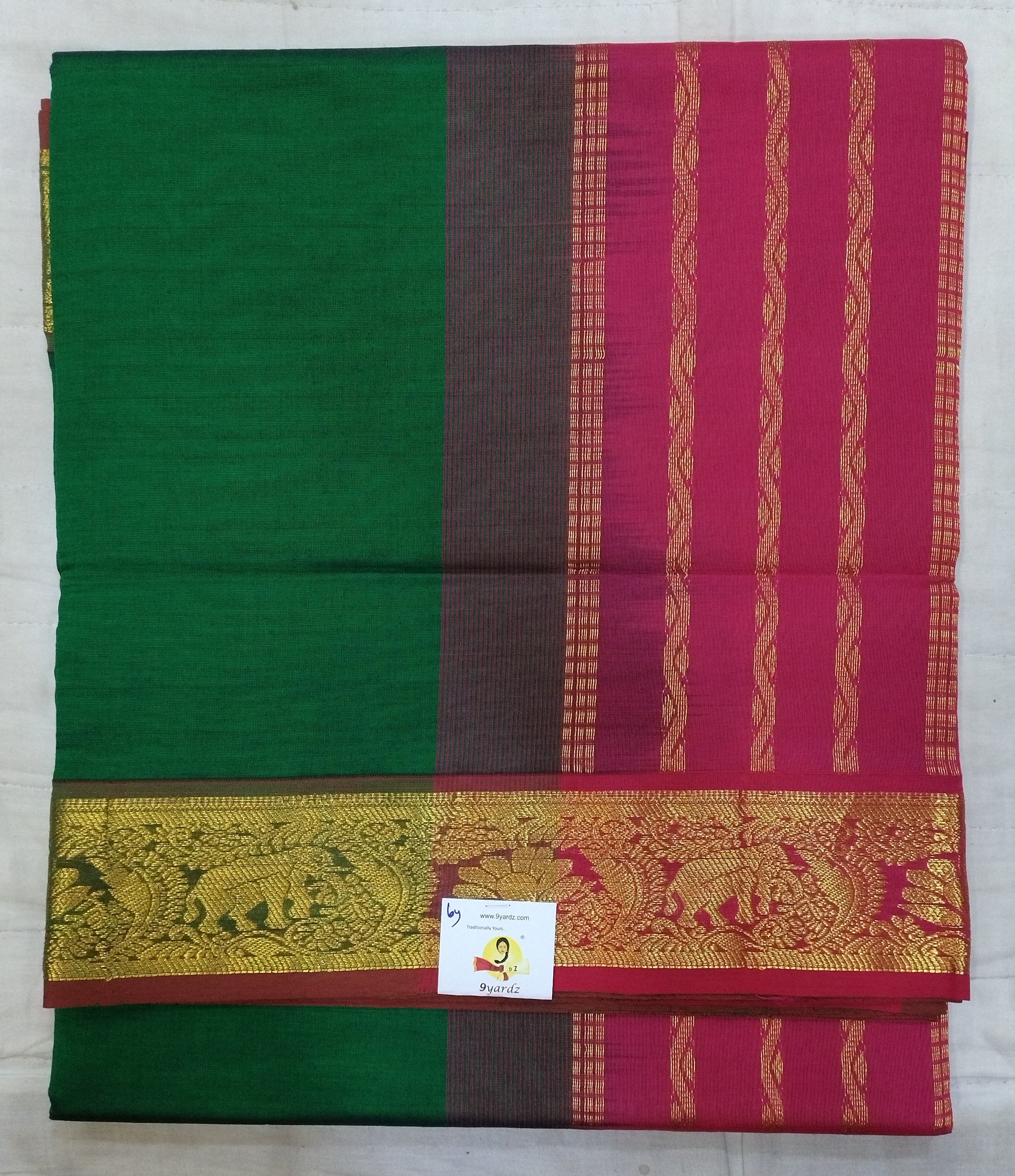 Semi silk Plain 6Yards