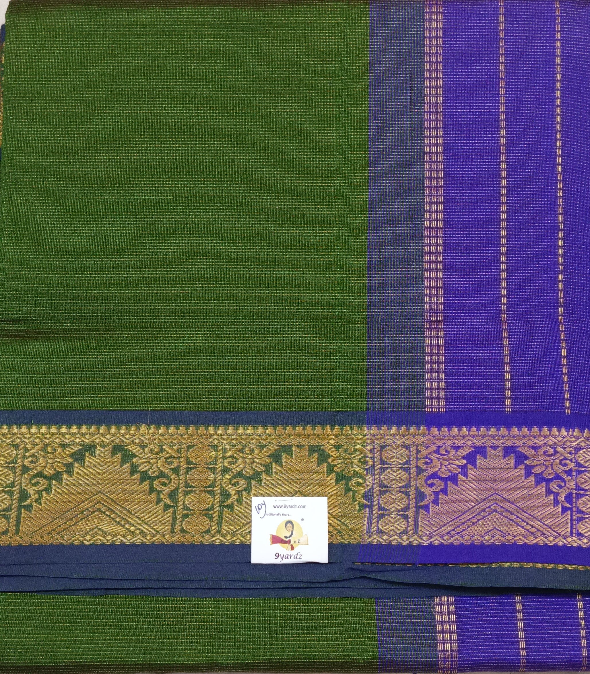Semi Silk cotton vairavoosi Madisar 10yards