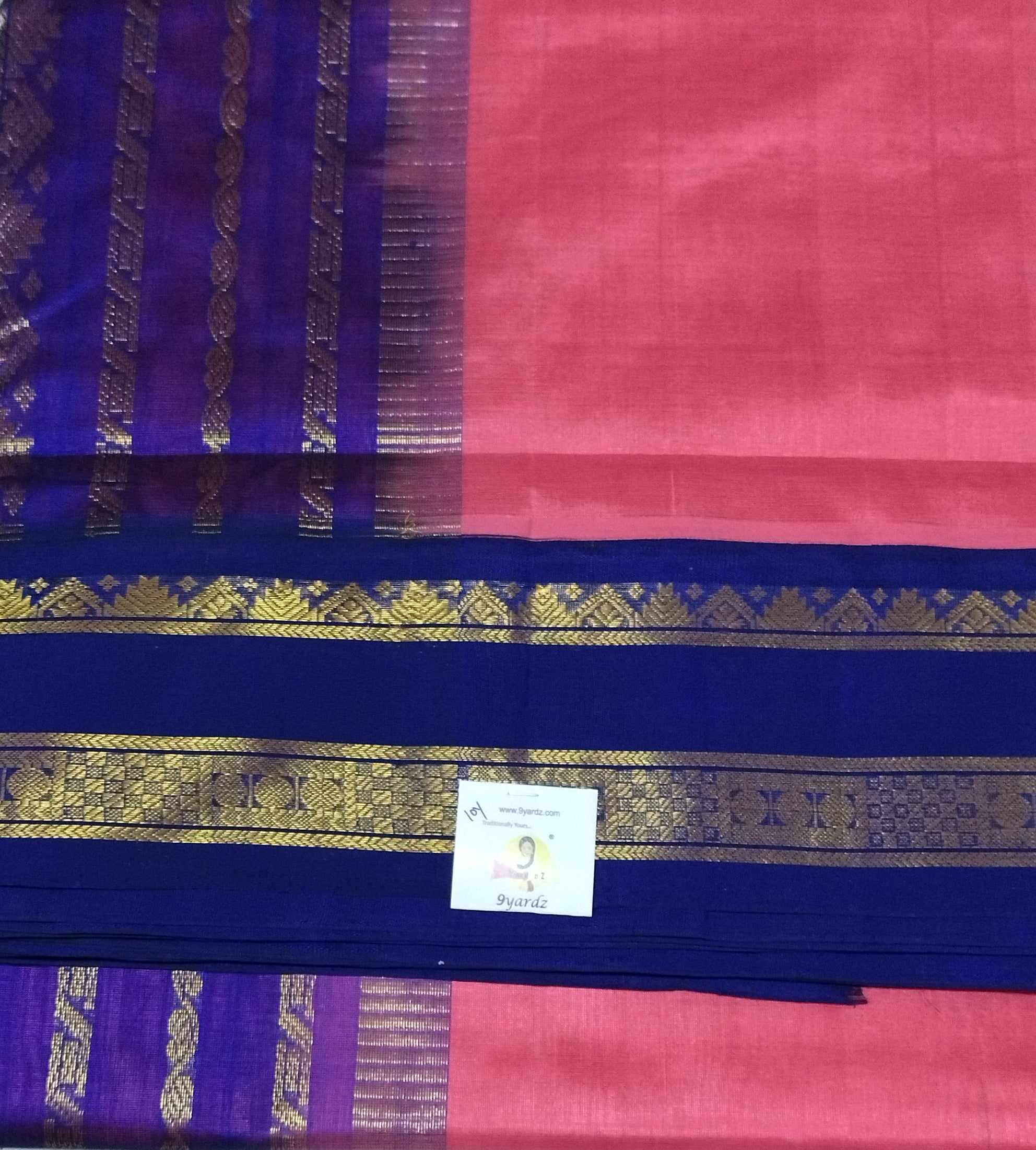 Pure silk cotton -Korvai 10yards madisar