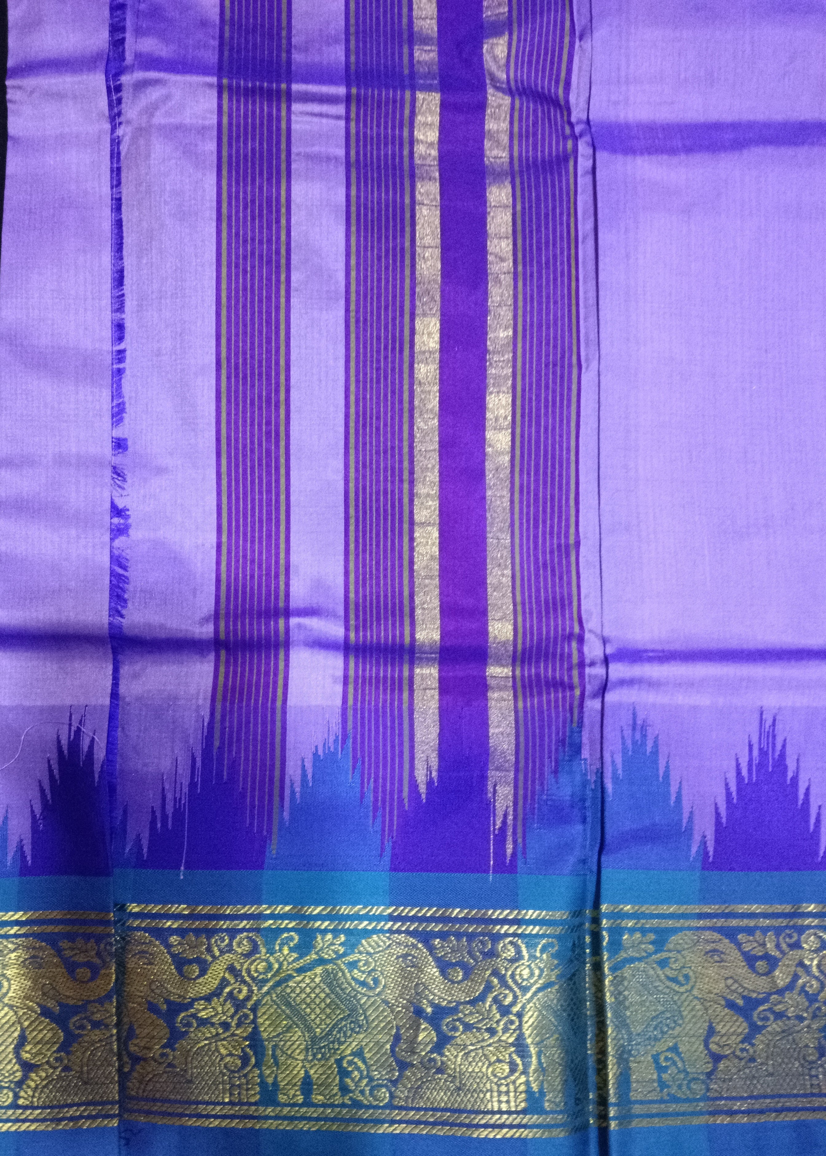 Pure silk Dhoti 6muzham Thalambhu
