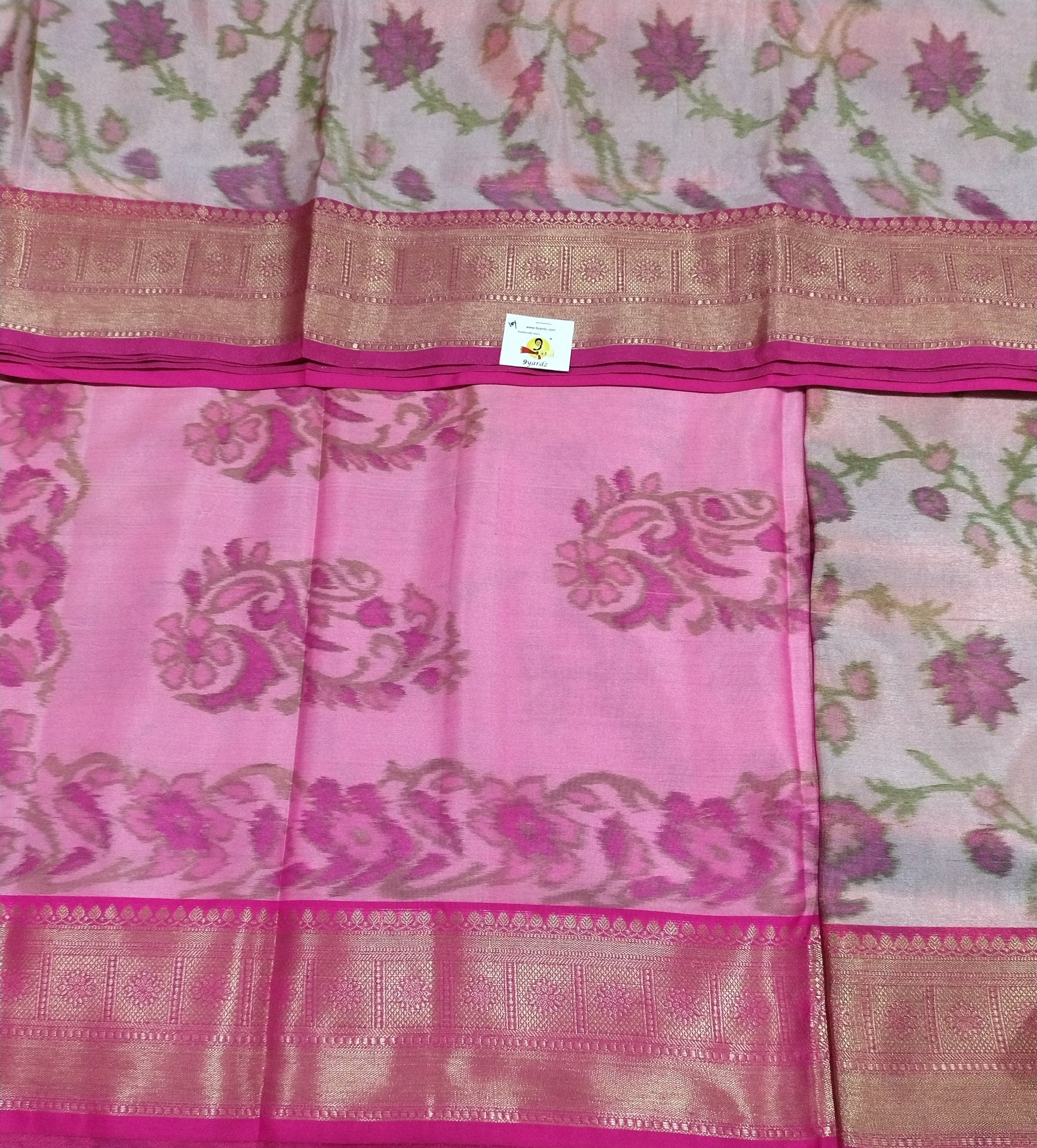 Ikkat semi silk madisar