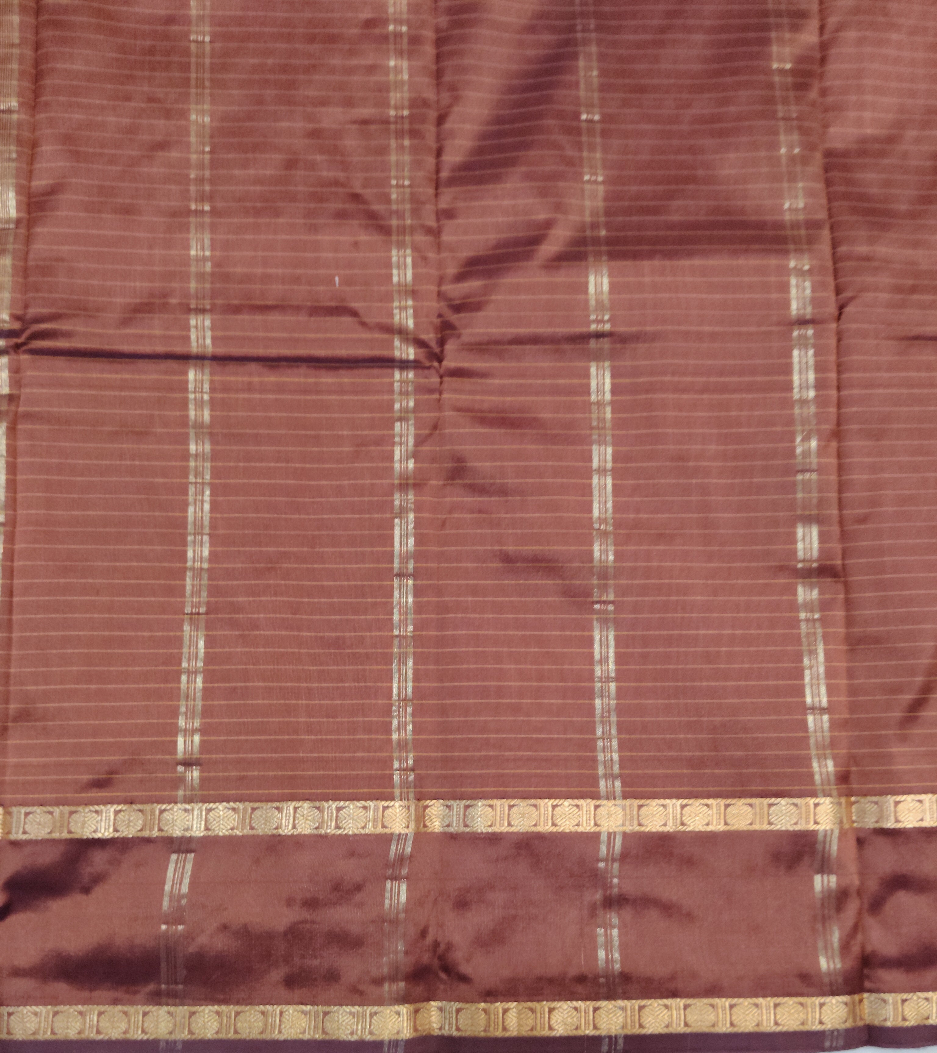 China silk checked 6Yards