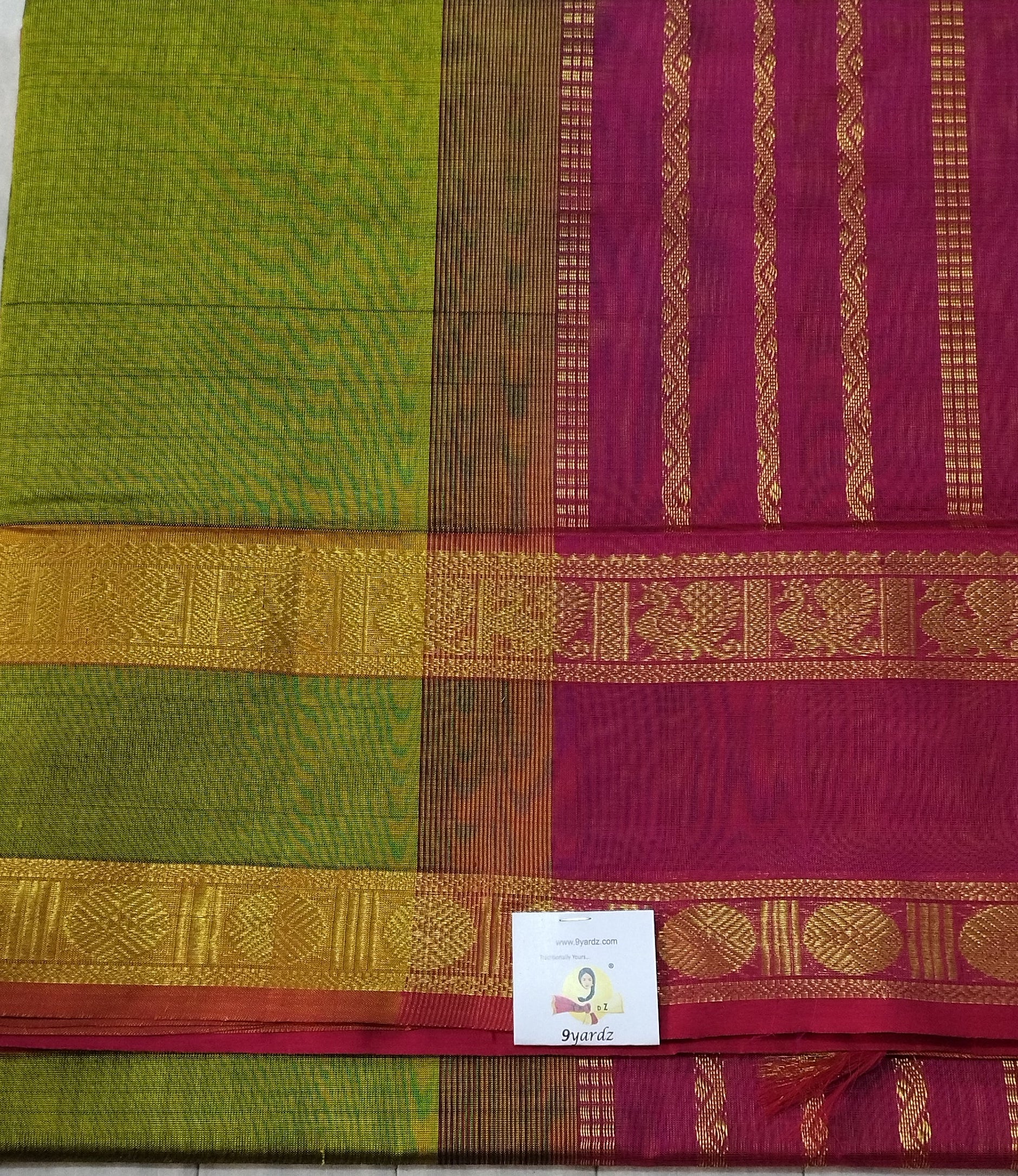 Pure silk cotton 6 yards