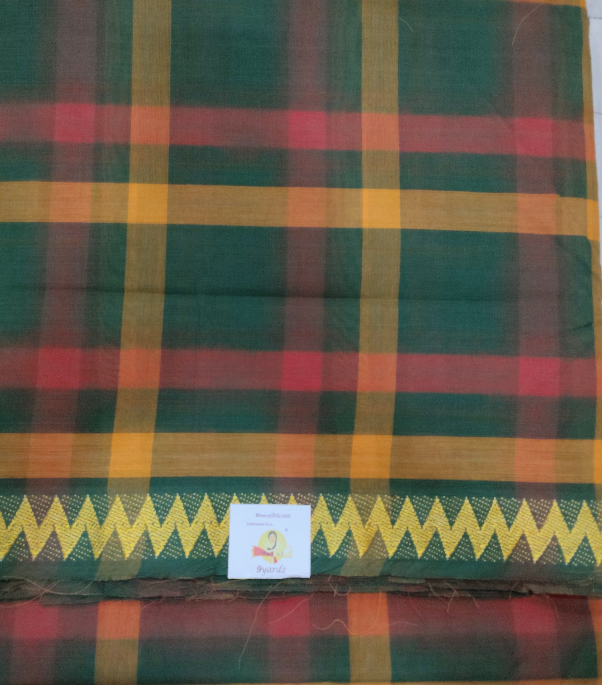 Chettinadu / Karaikudi cotton 10. yards madisar